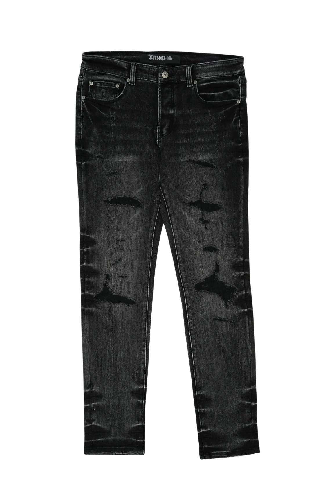 "SAYYAN" Black Wash Skinny Denim