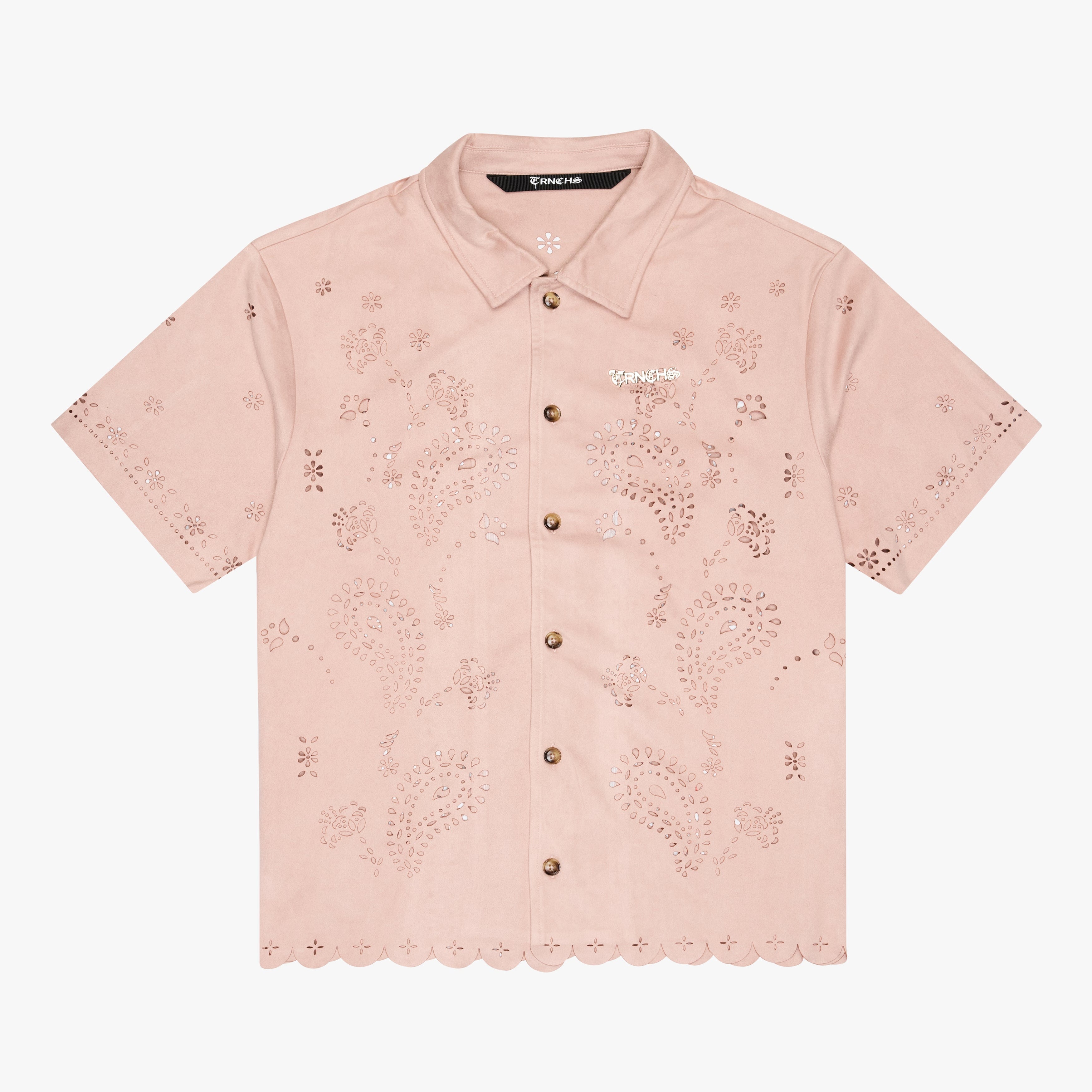 "EISABA" Pink Button Up