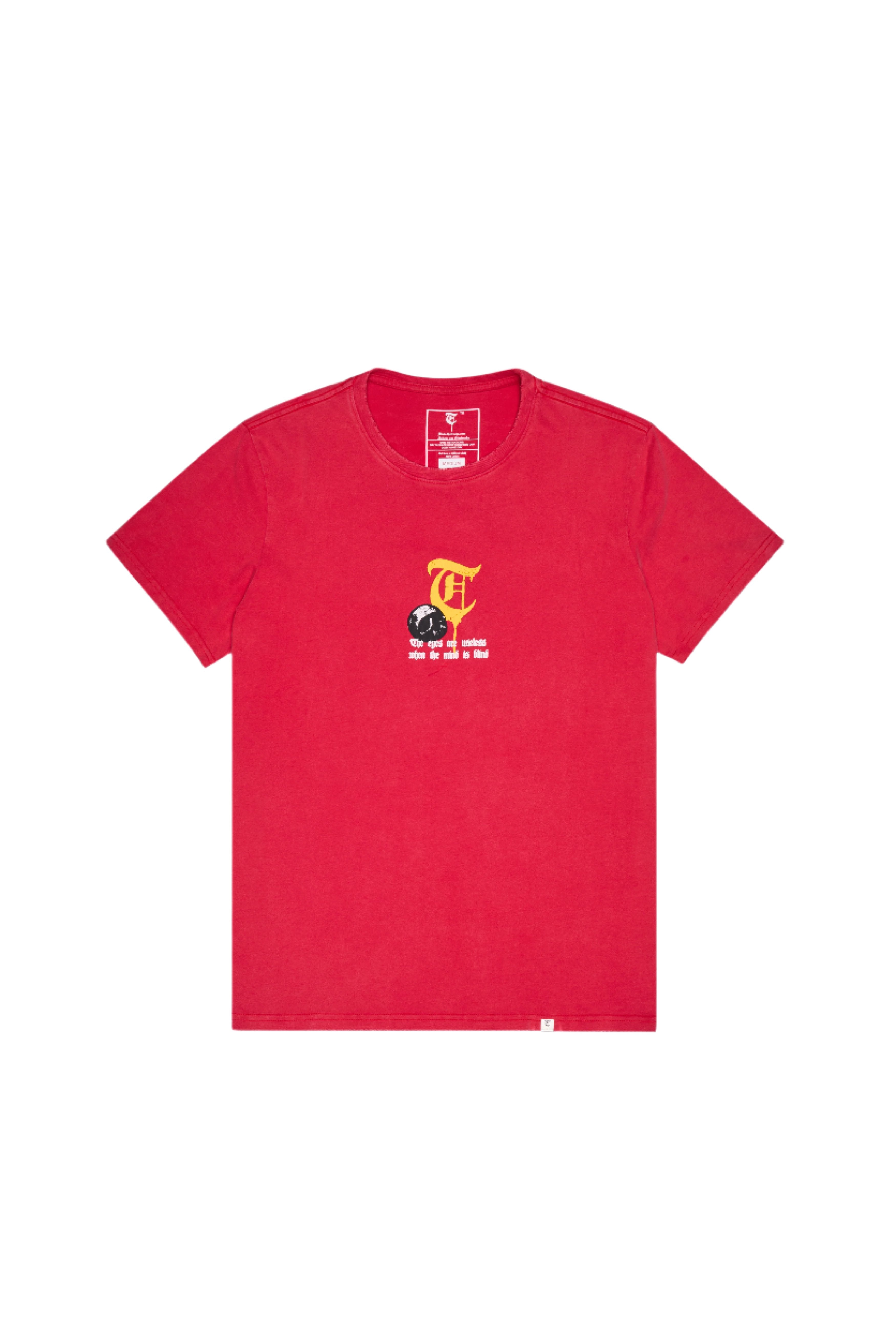 Sale "HANDS" Vintage Red Tee