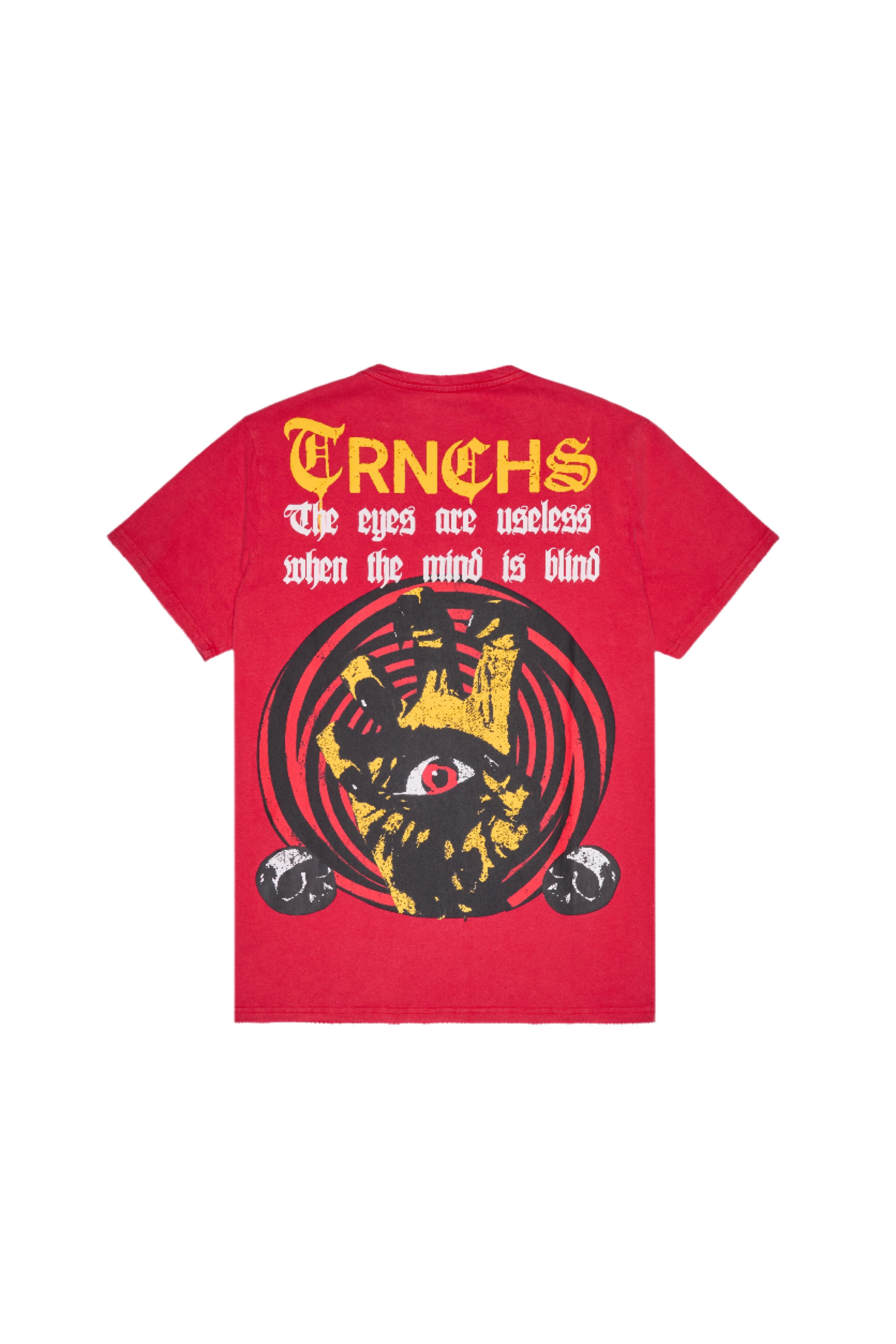 Sale "HANDS" Vintage Red Tee