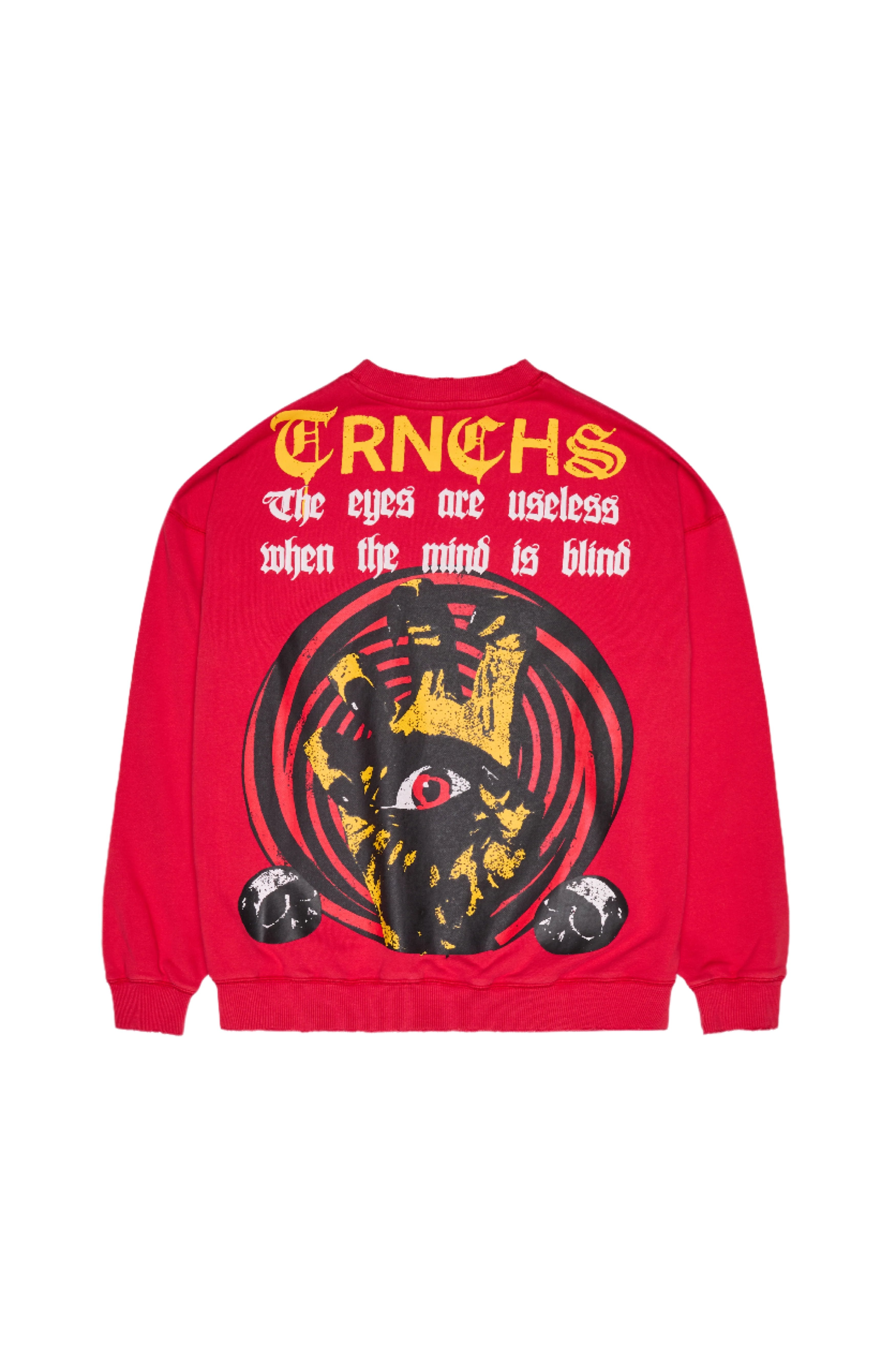 Sale "HANDS" Vintage Red Sweater