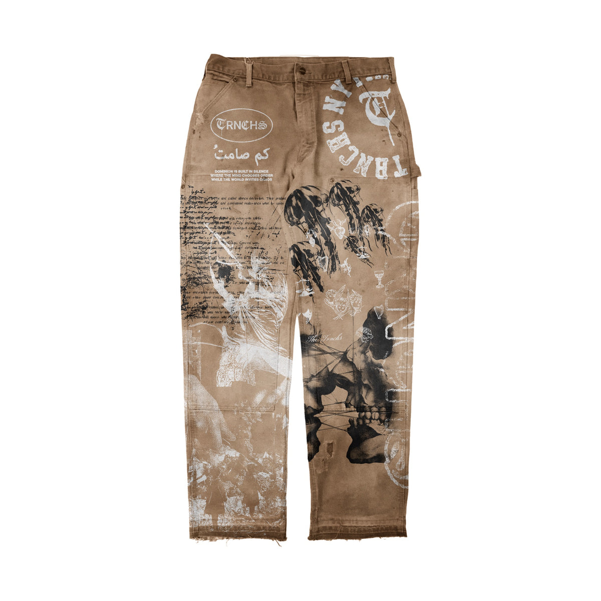 Built By Blood Vintage Light Khaki Straight Fit Jeans
