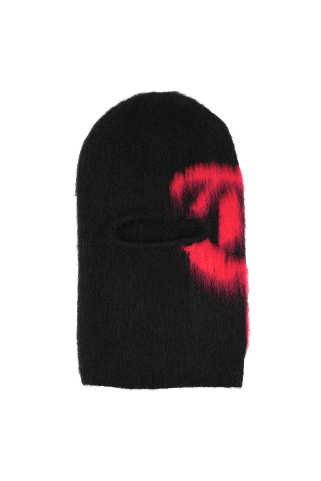 MOHAIR SKIMASK Black / Red