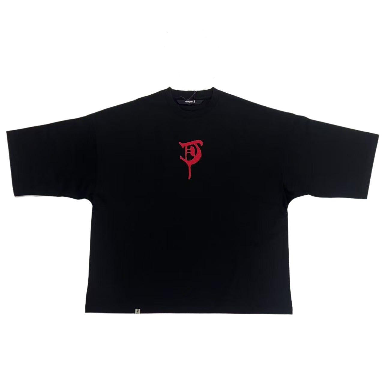 "YAKHAF" Black Tee