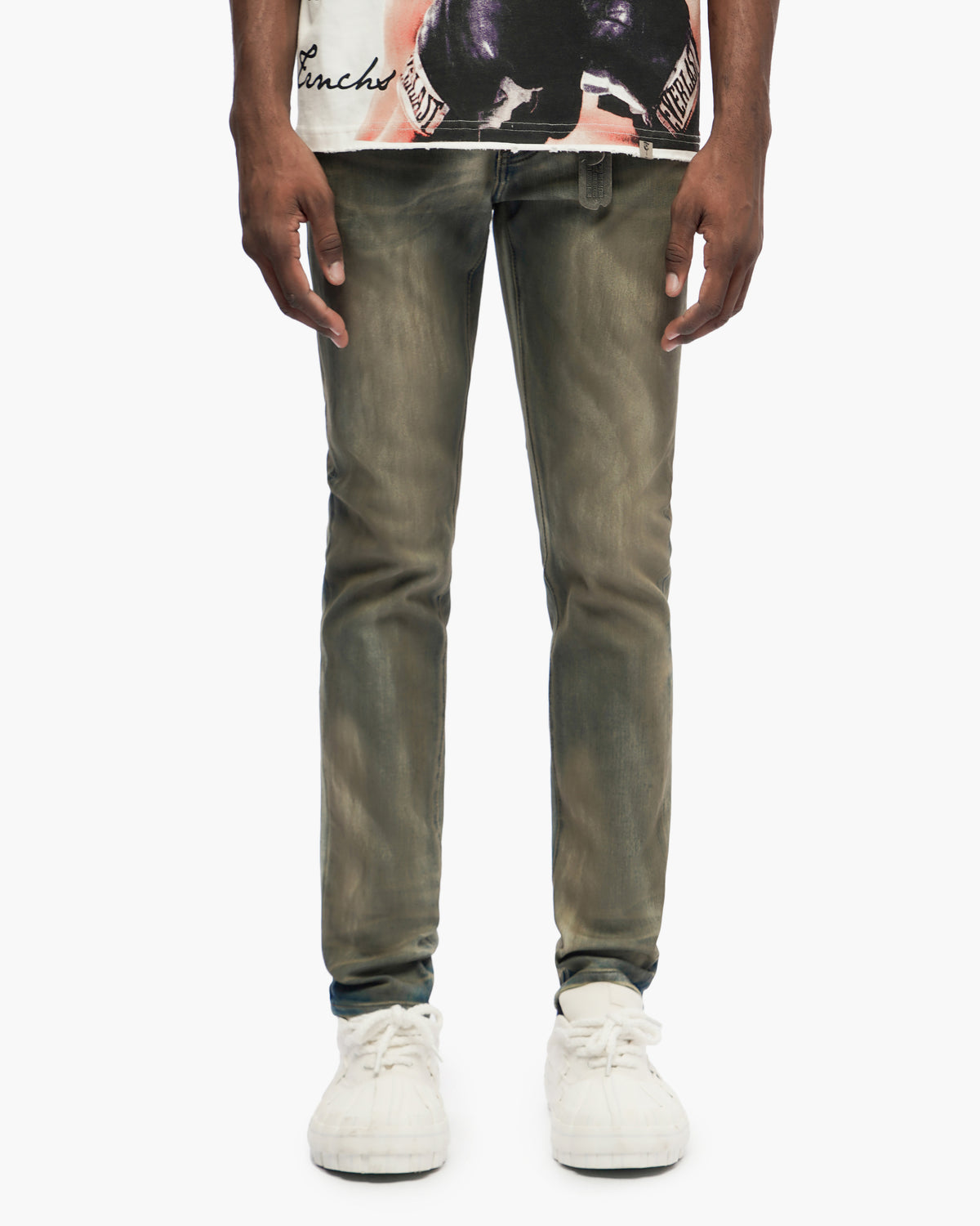 Monarch Vintage Dirty Wash Skinny Fit Jeans
