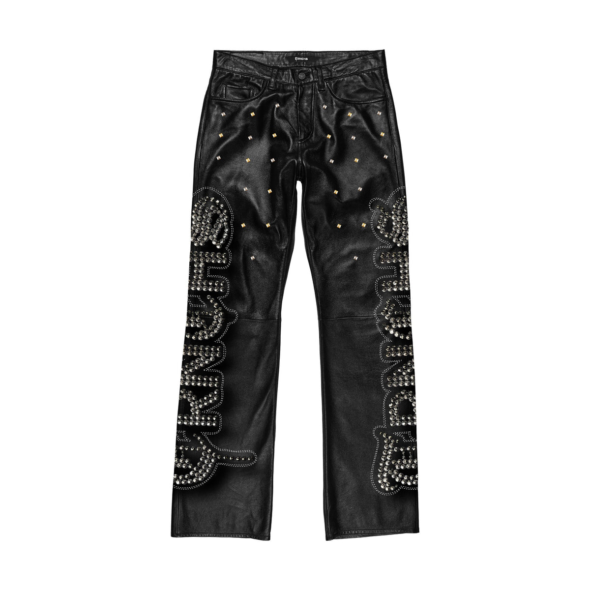 Monarch Leather Black Skinny Fit Pants