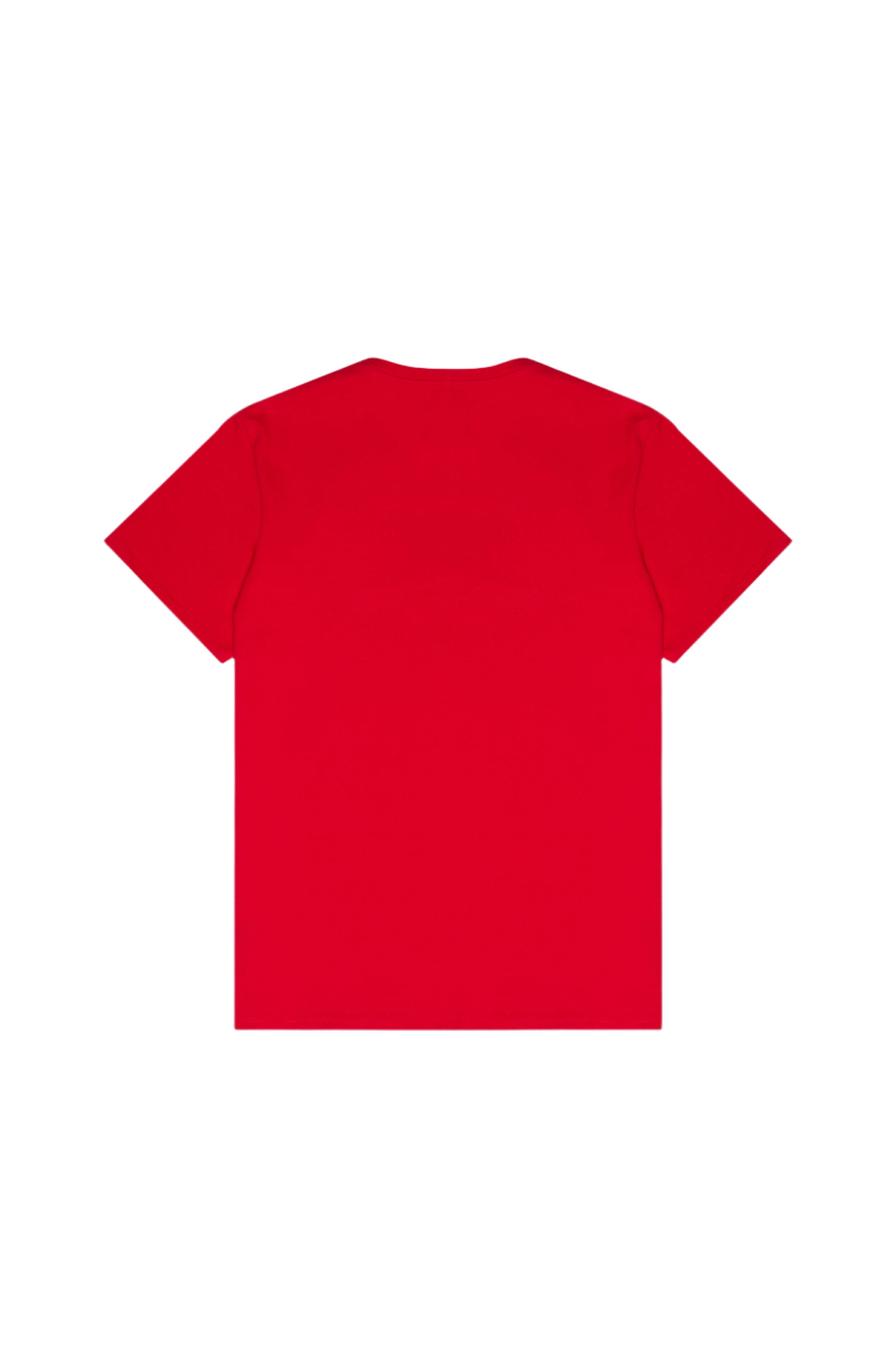 "T" Monogram Logo Red Tee