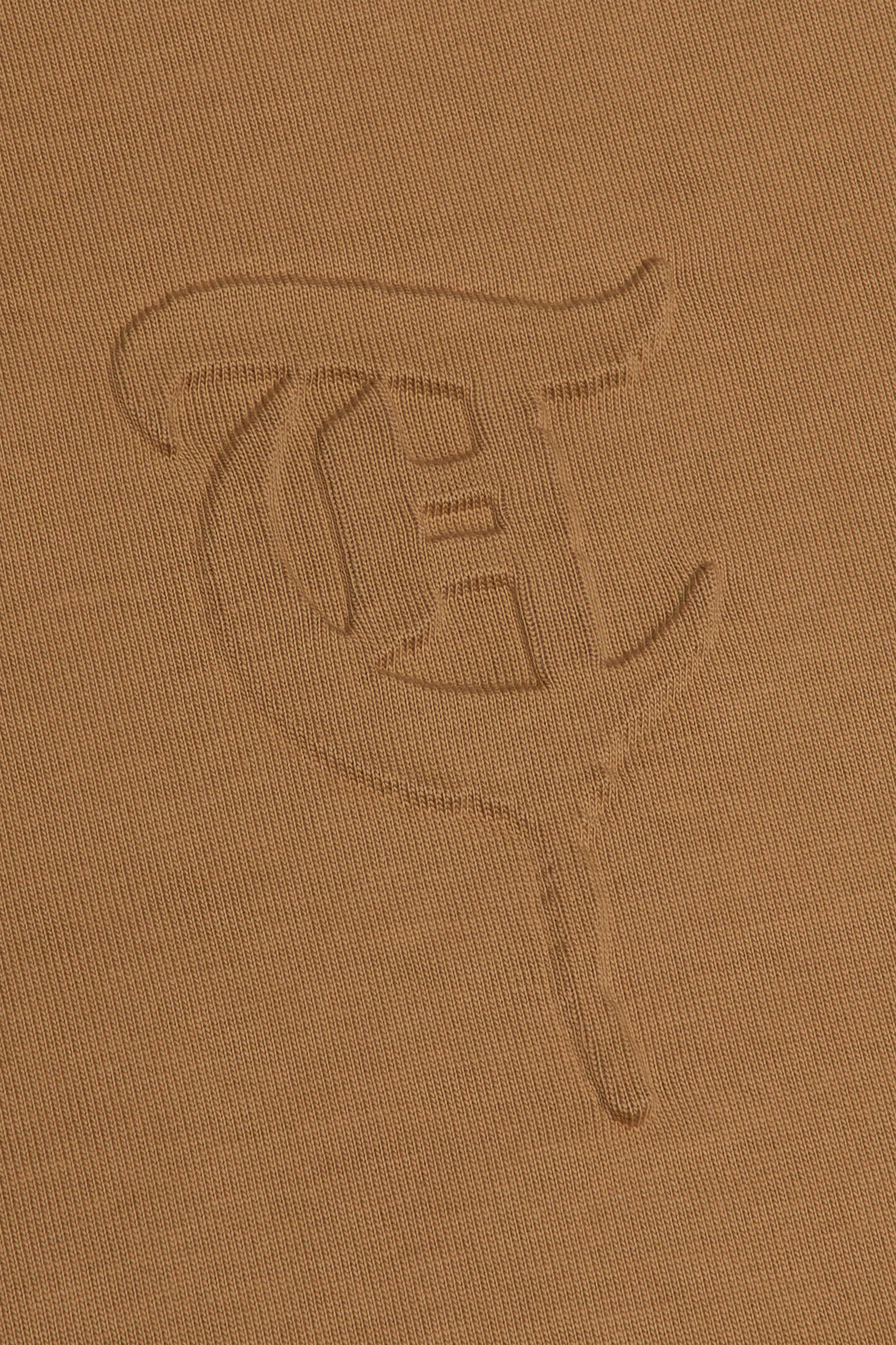 "T" Monogram Logo Khaki Tee