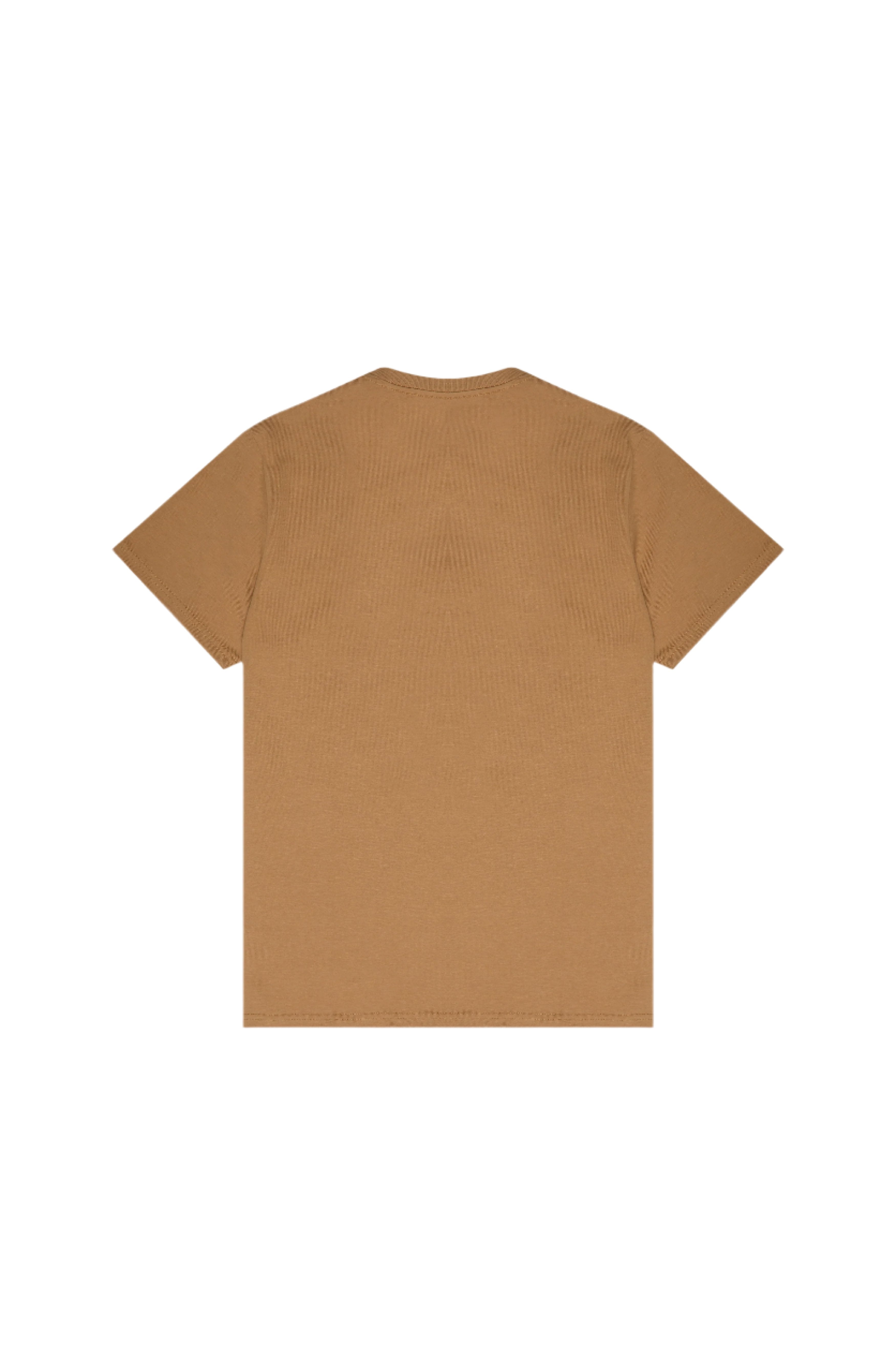 "T" Monogram Logo Khaki Tee