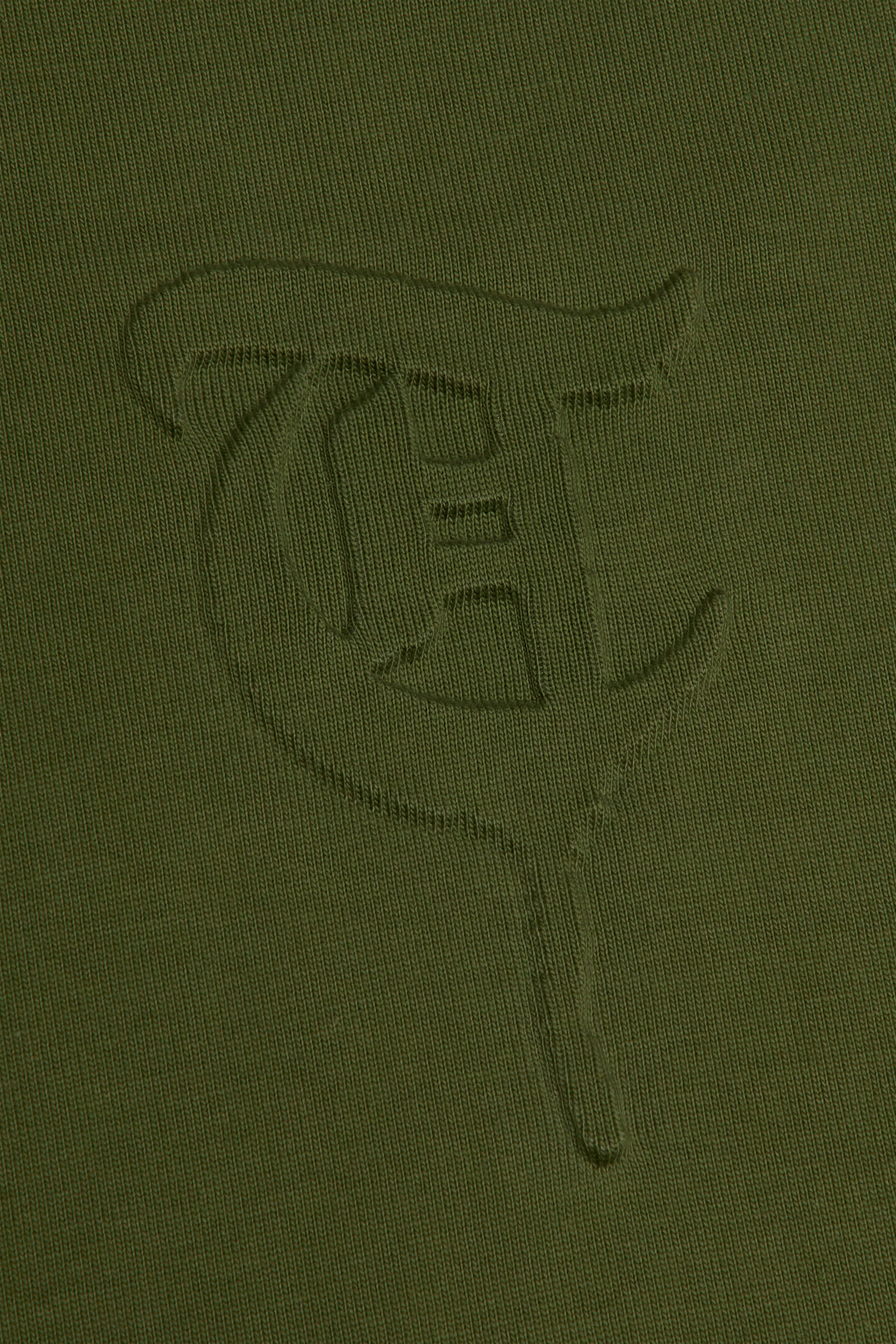 "T" Monogram Logo Green Tee