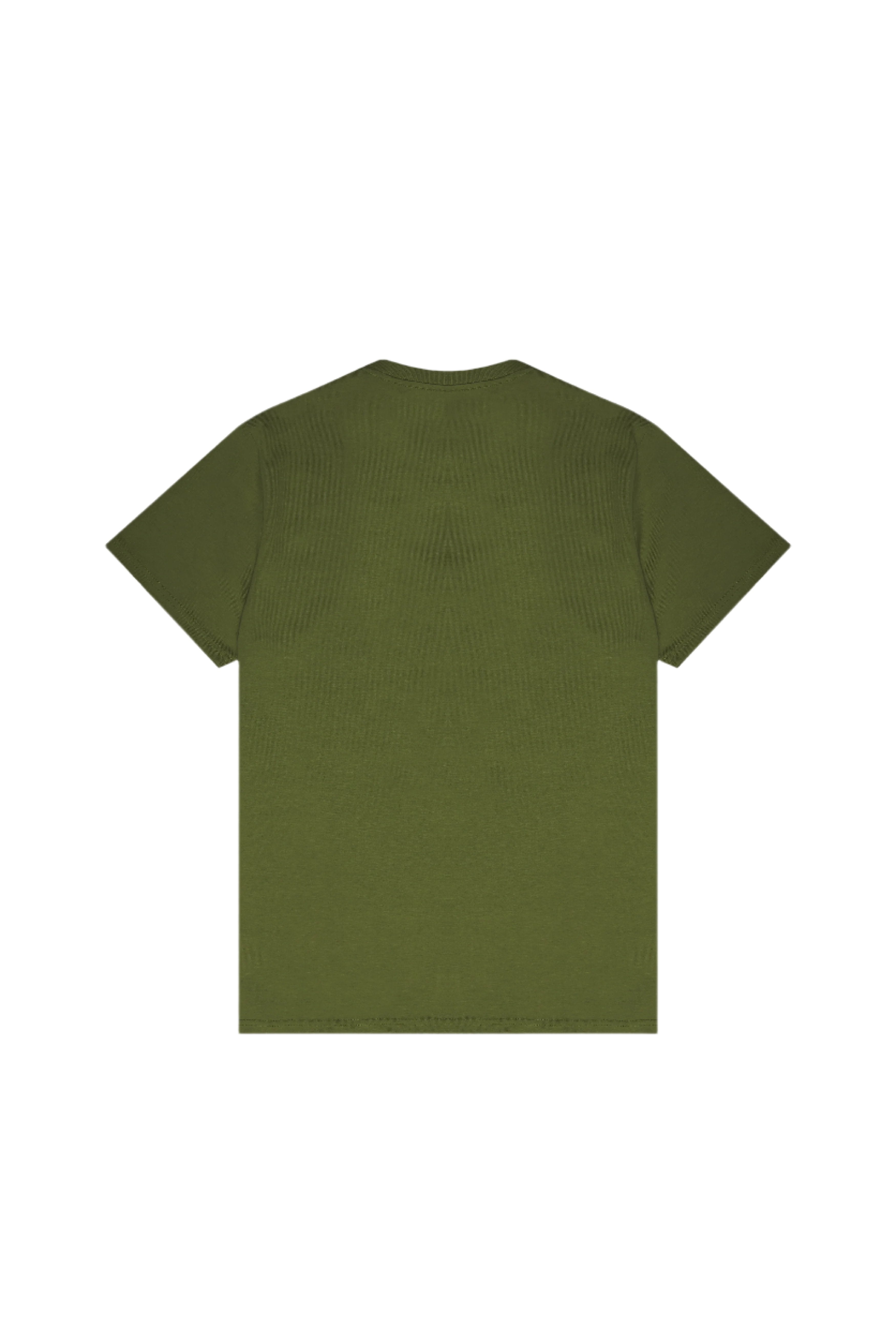 "T" Monogram Logo Green Tee