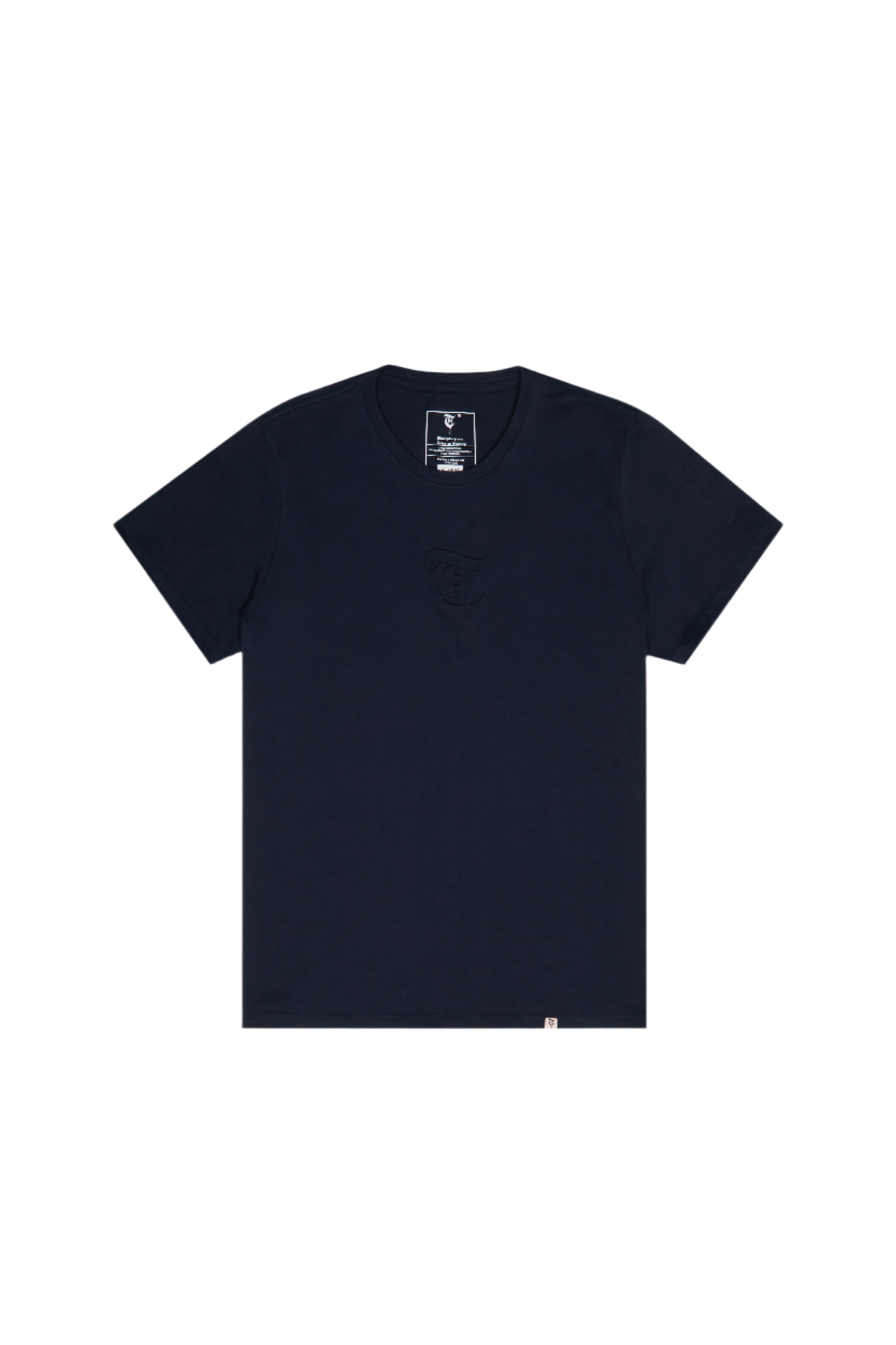 "T" Monogram Logo Navy Tee