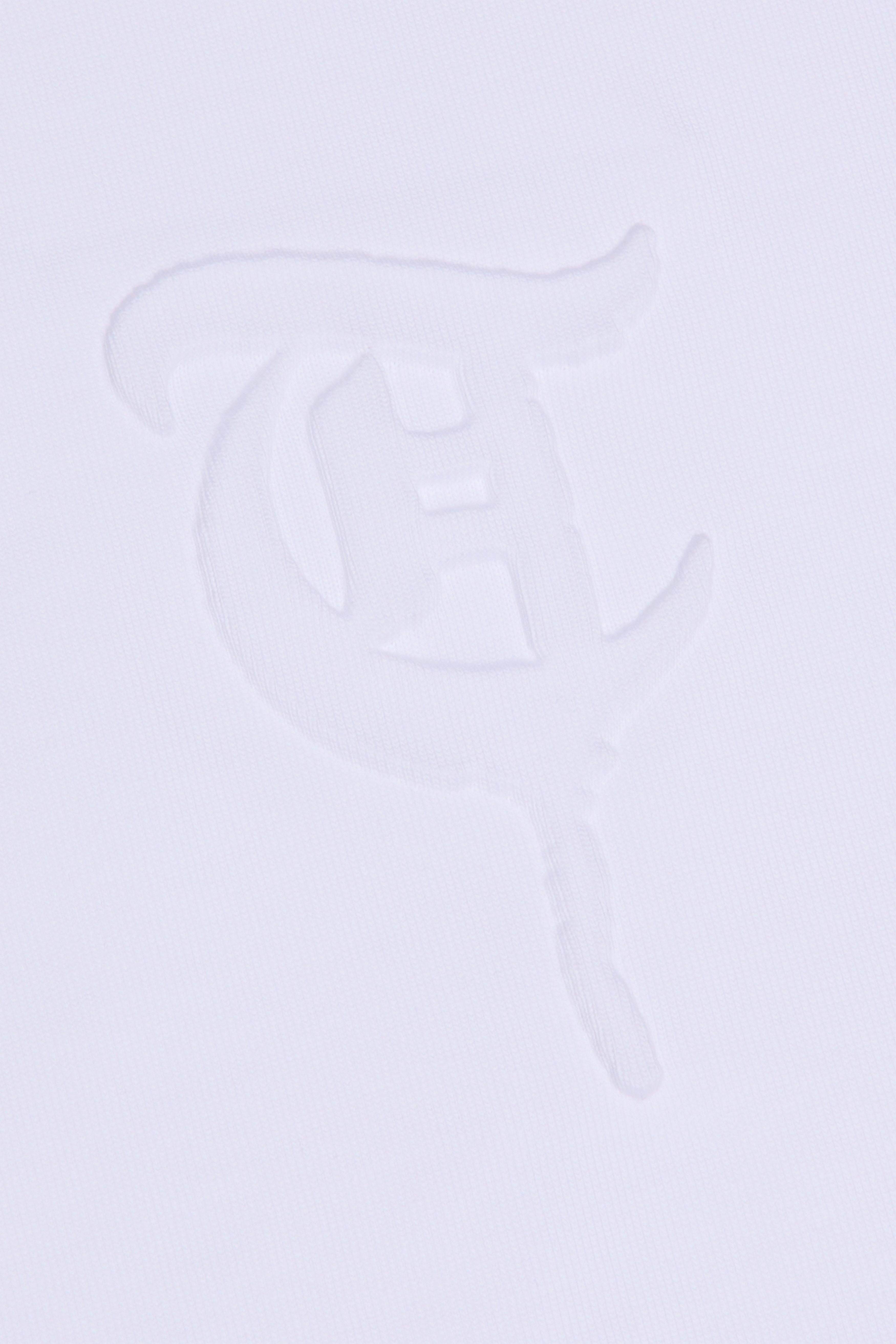 "T" Monogram Logo White Tee