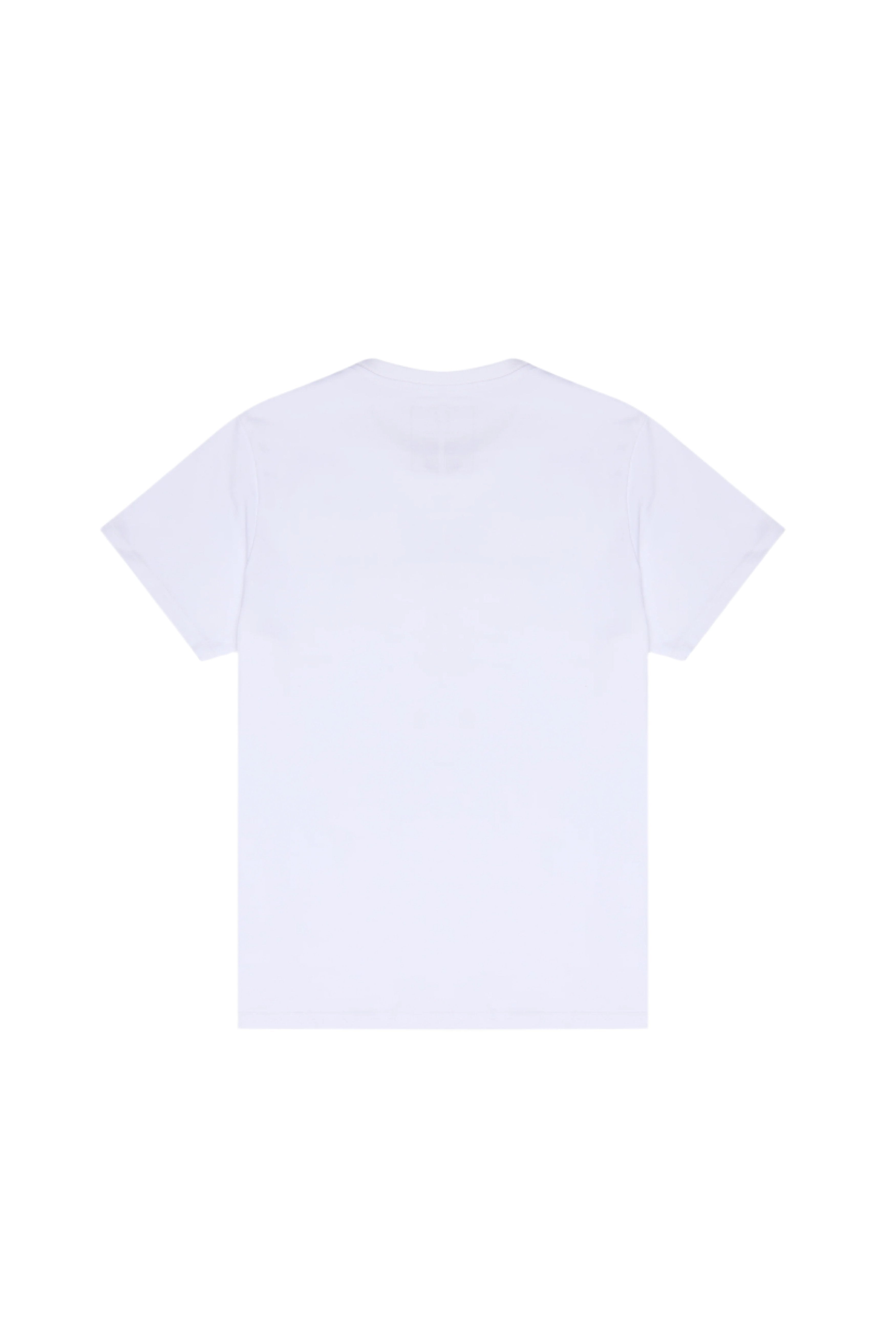 "T" Monogram Logo White Tee