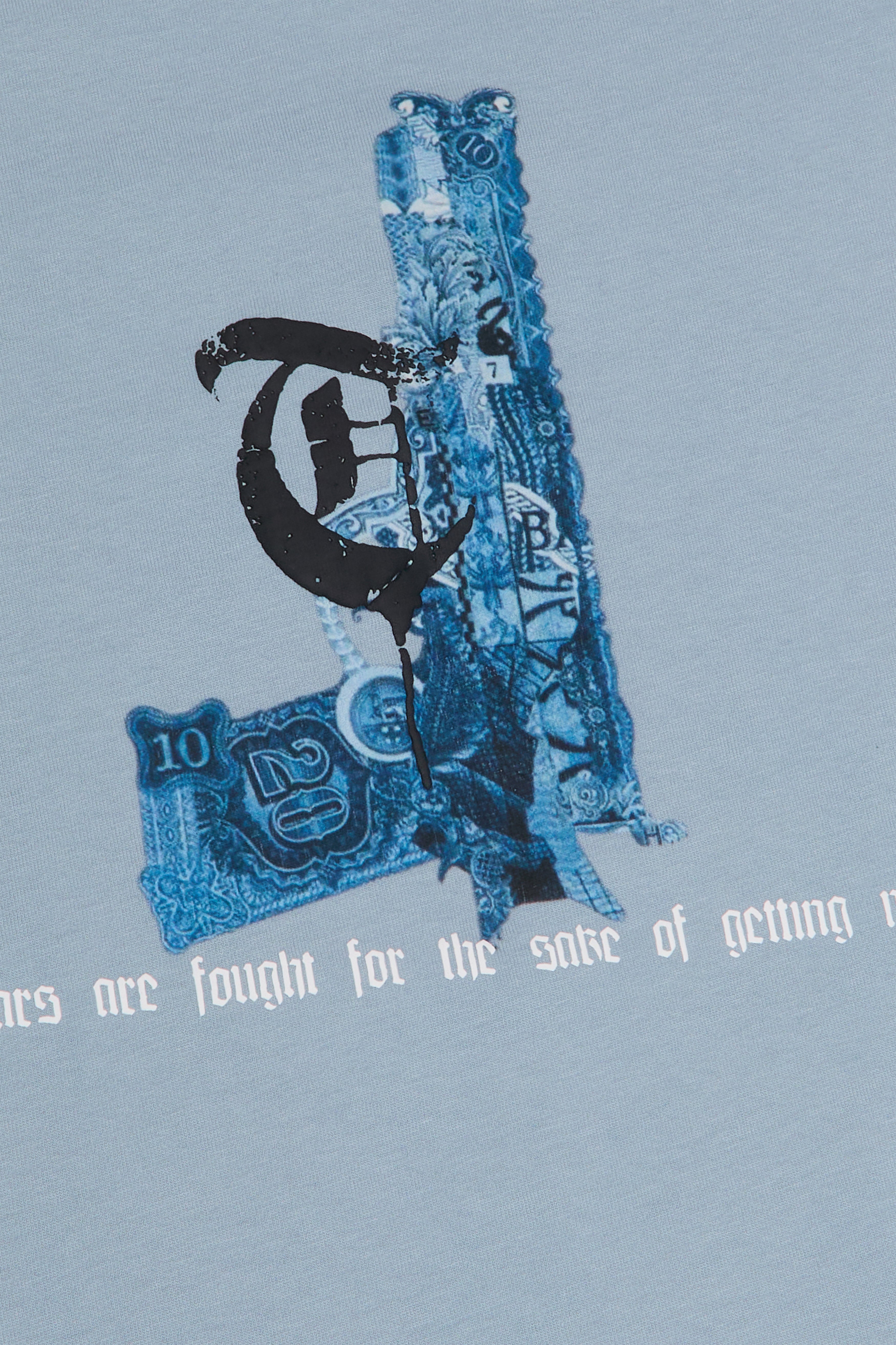 Sale "WAR MONEY" Vintage Blue Tee