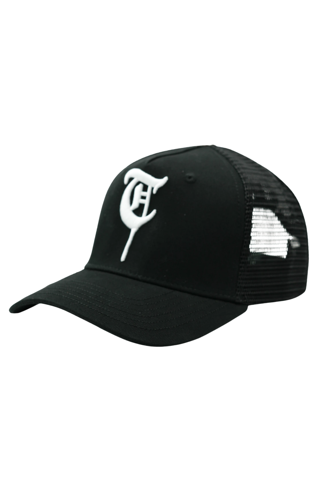 5-PANEL TRUCKER CAP  Black