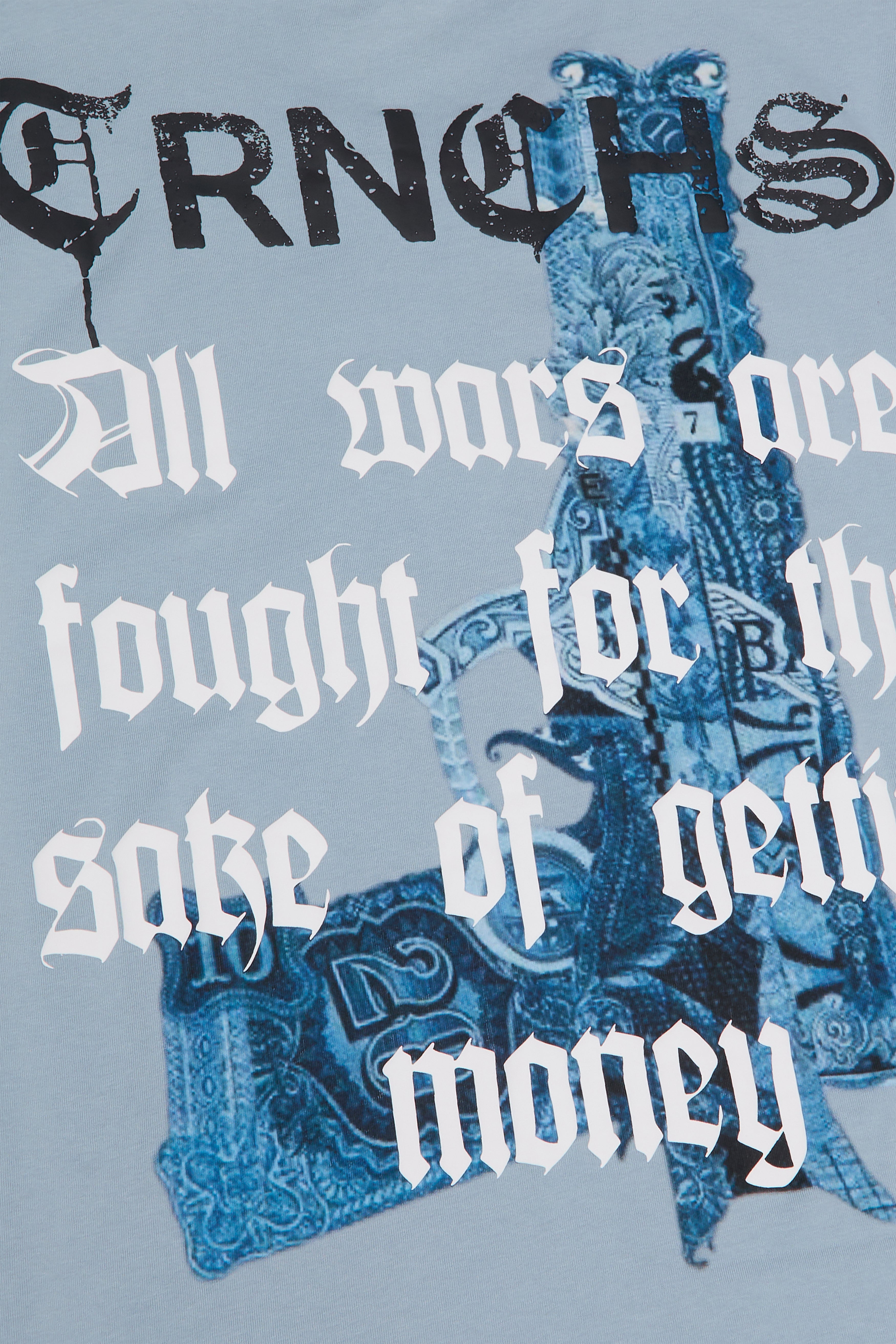 Sale "WAR MONEY" Vintage Blue Tee