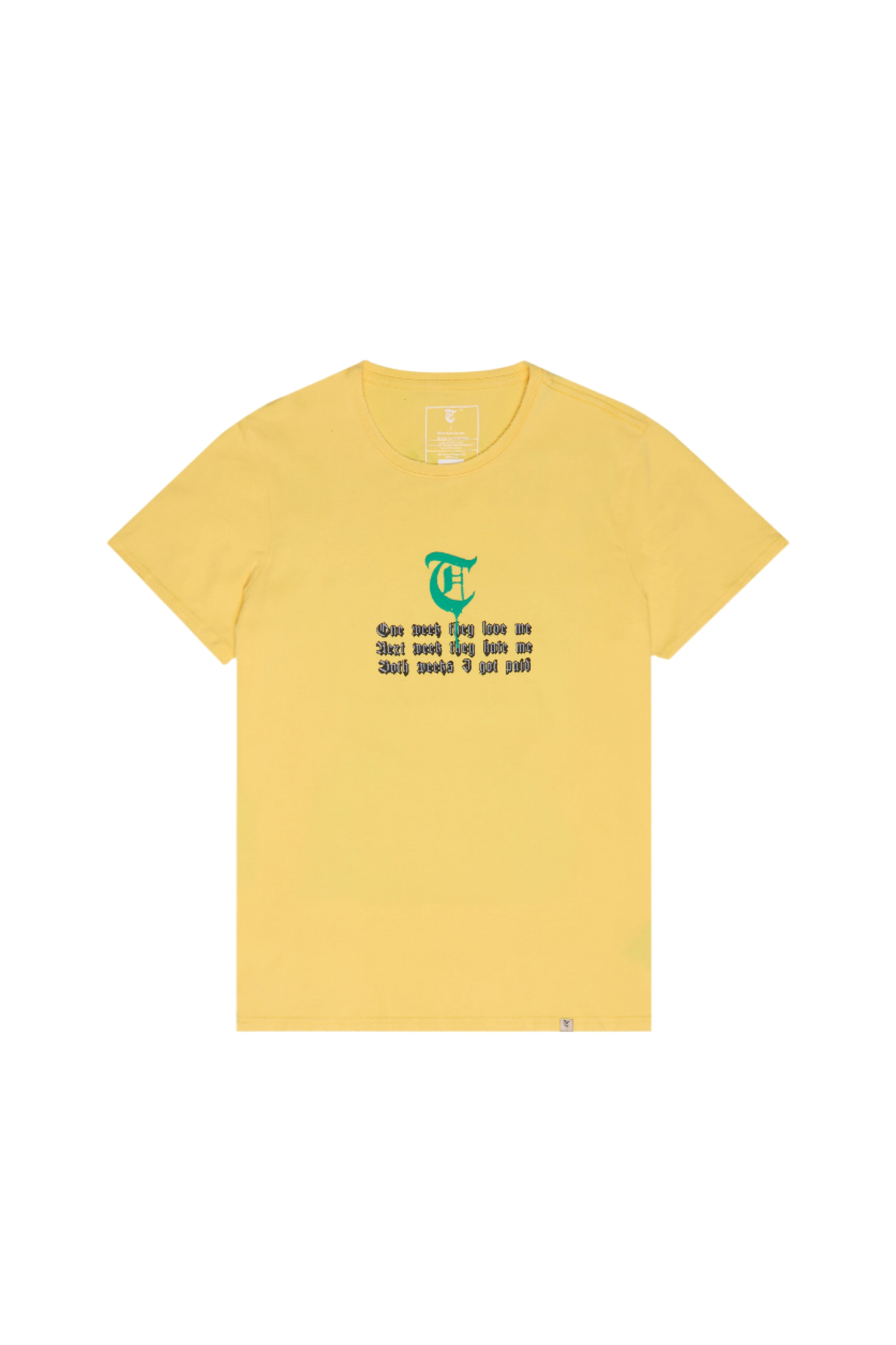 Sale "SMOKING SITI" Vintage Yellow Tee