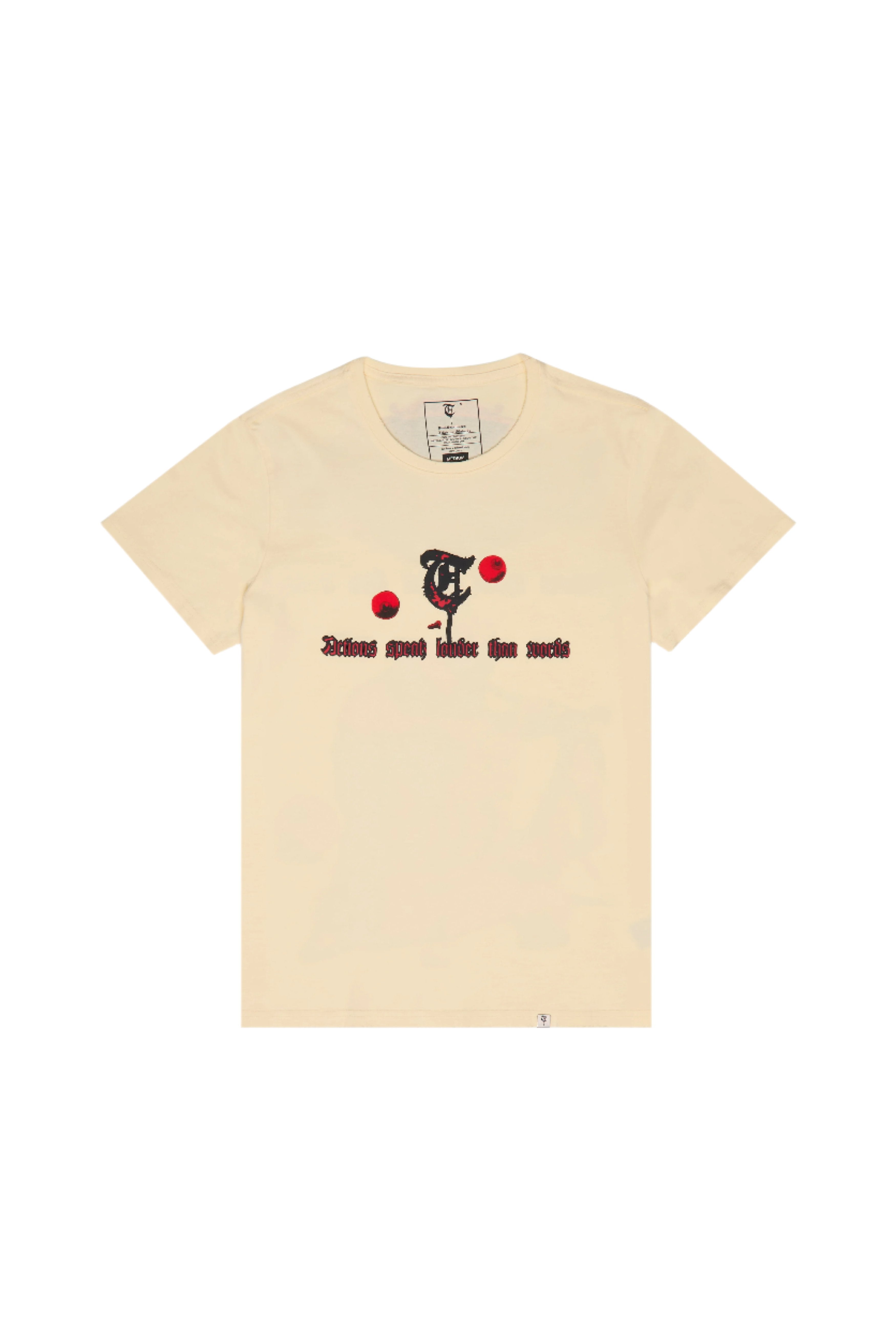 Sale "TEETH" Vintage Cream Tee