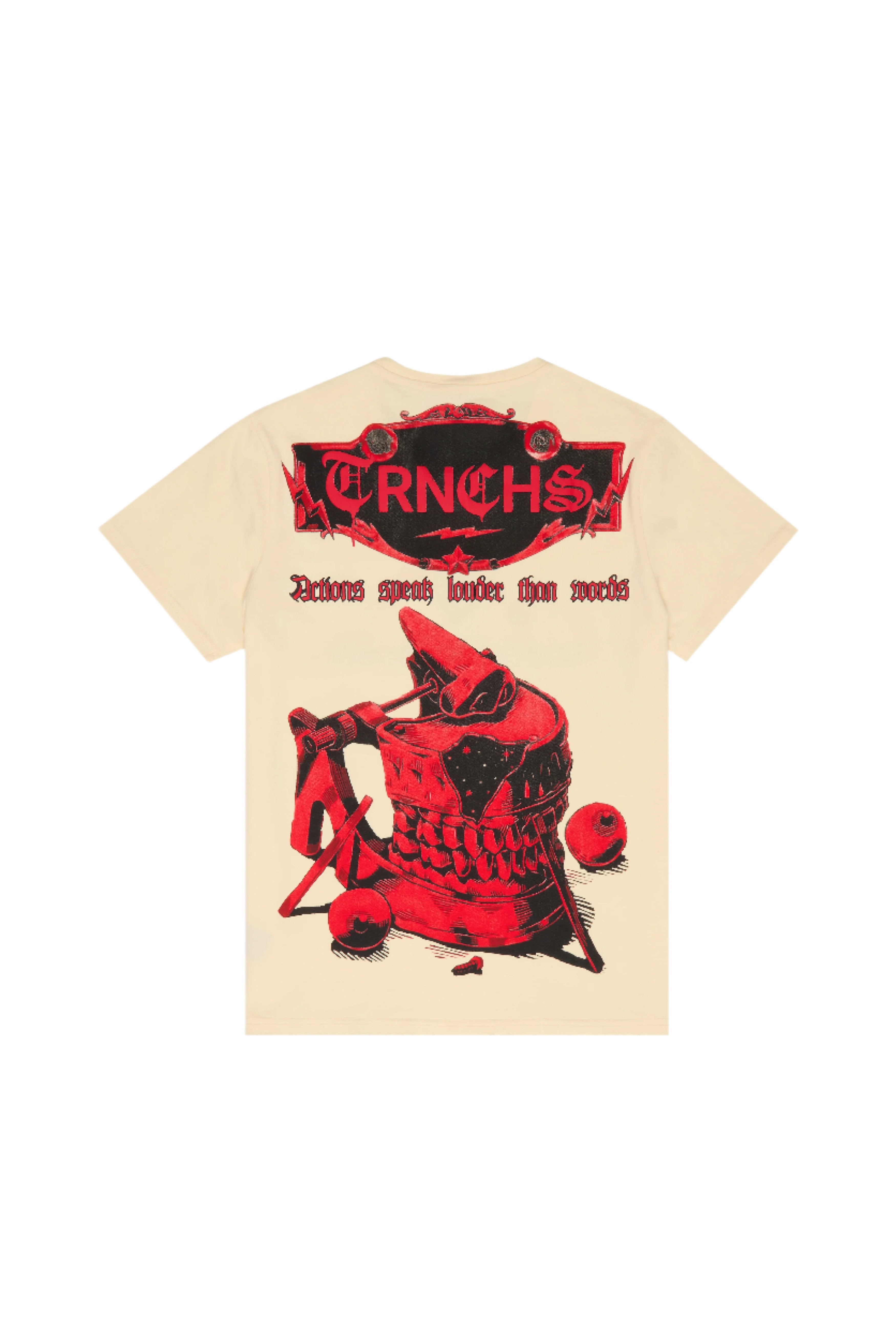 Sale "TEETH" Vintage Cream Tee