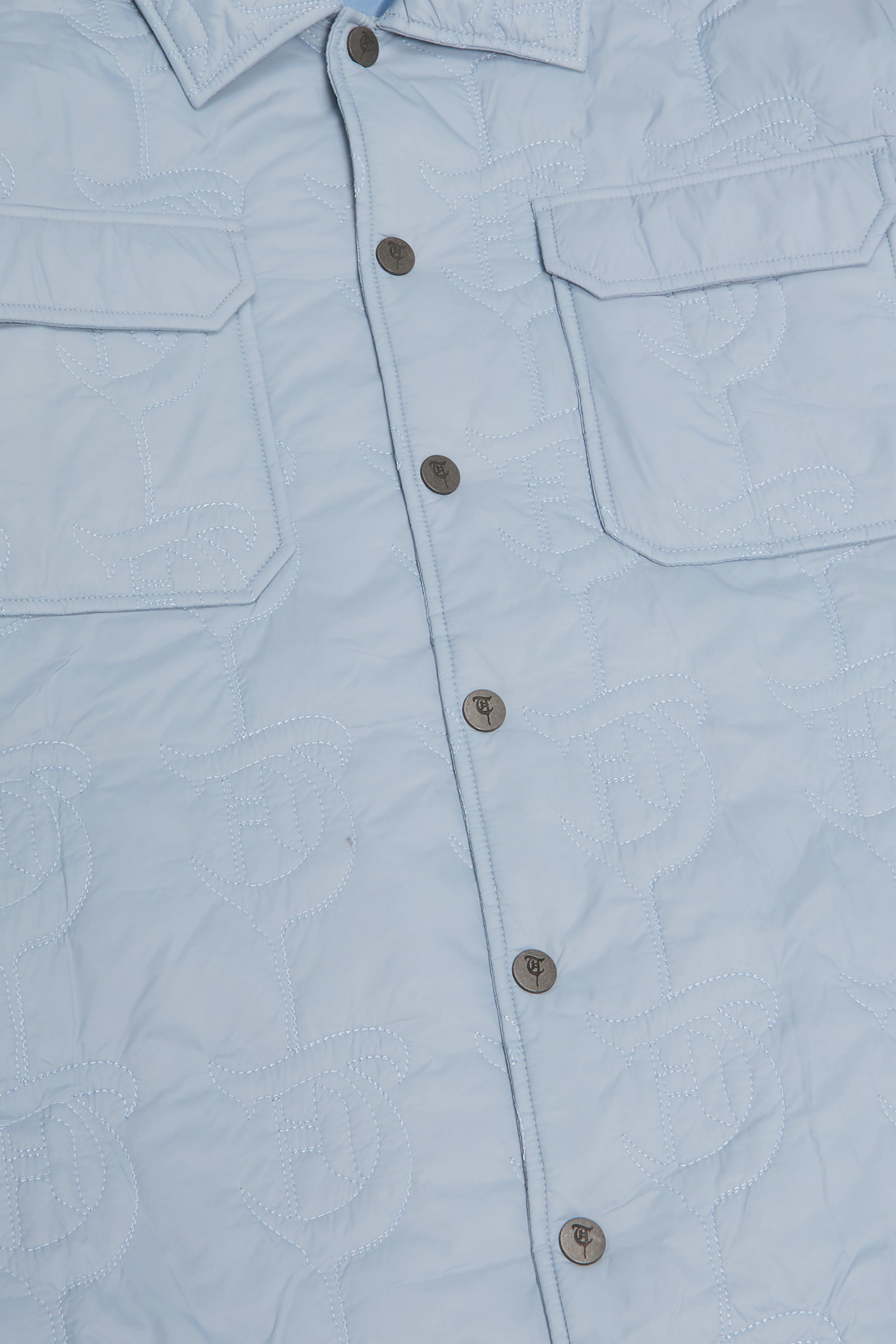 Sale "IMPRINT" Blue Nylon Jacket