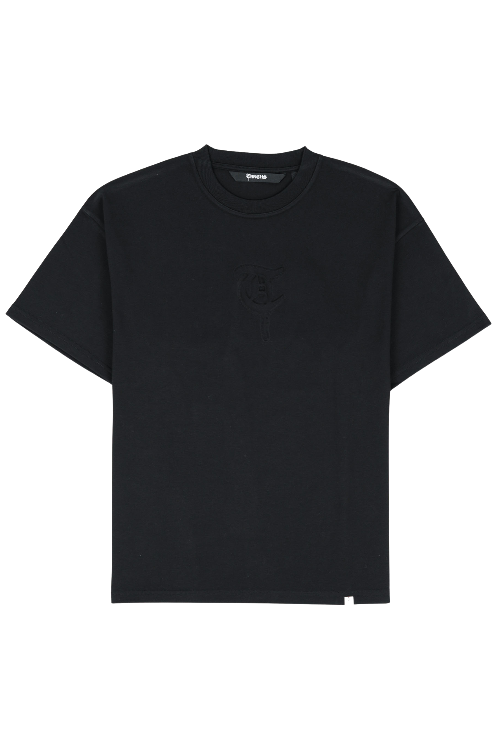 "THE TRNCHS FRONTLINE" Black Tee