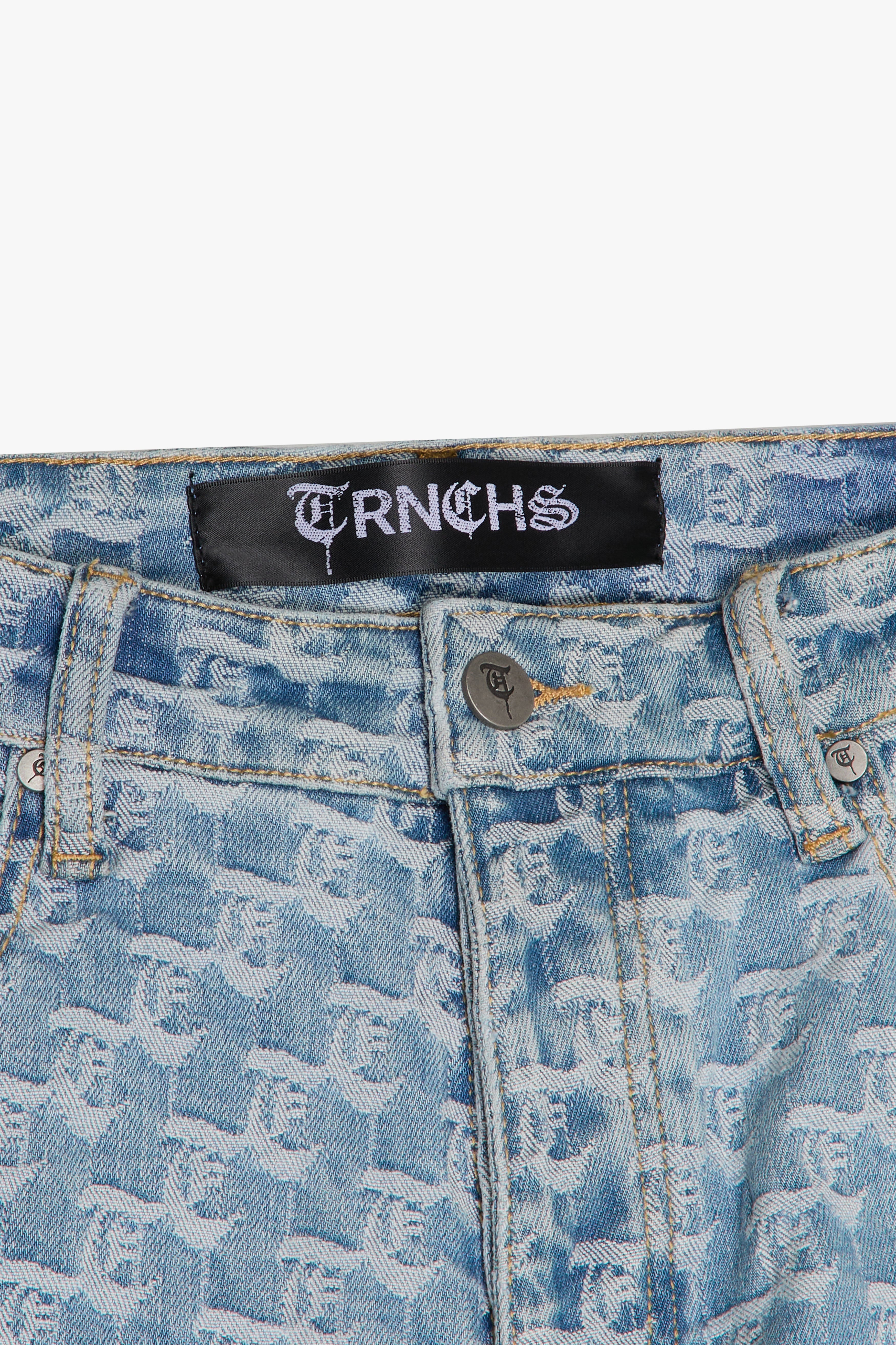 "RAFAH" Light Wash Jean