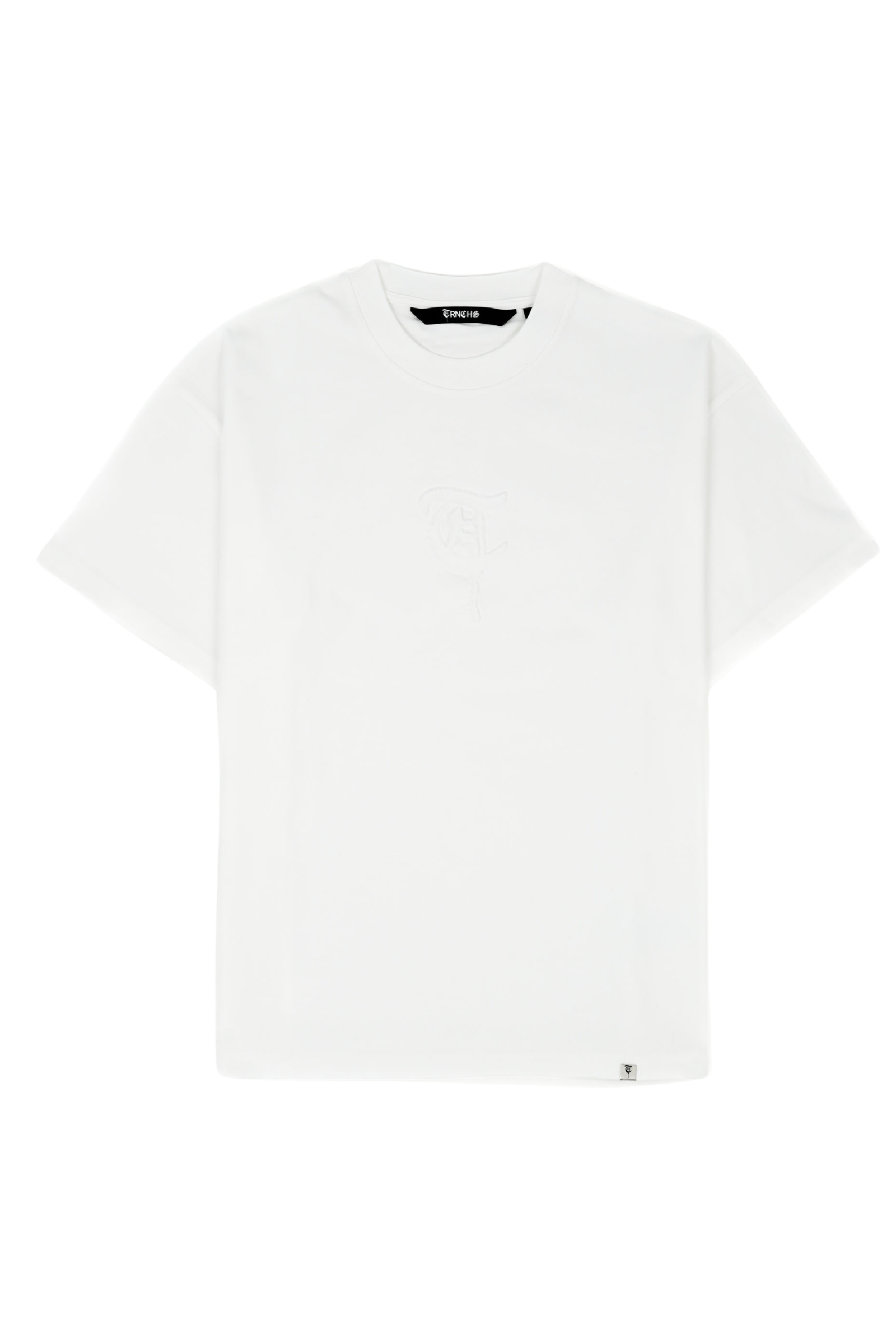 "THE TRNCHS FRONTLINE" White Tee