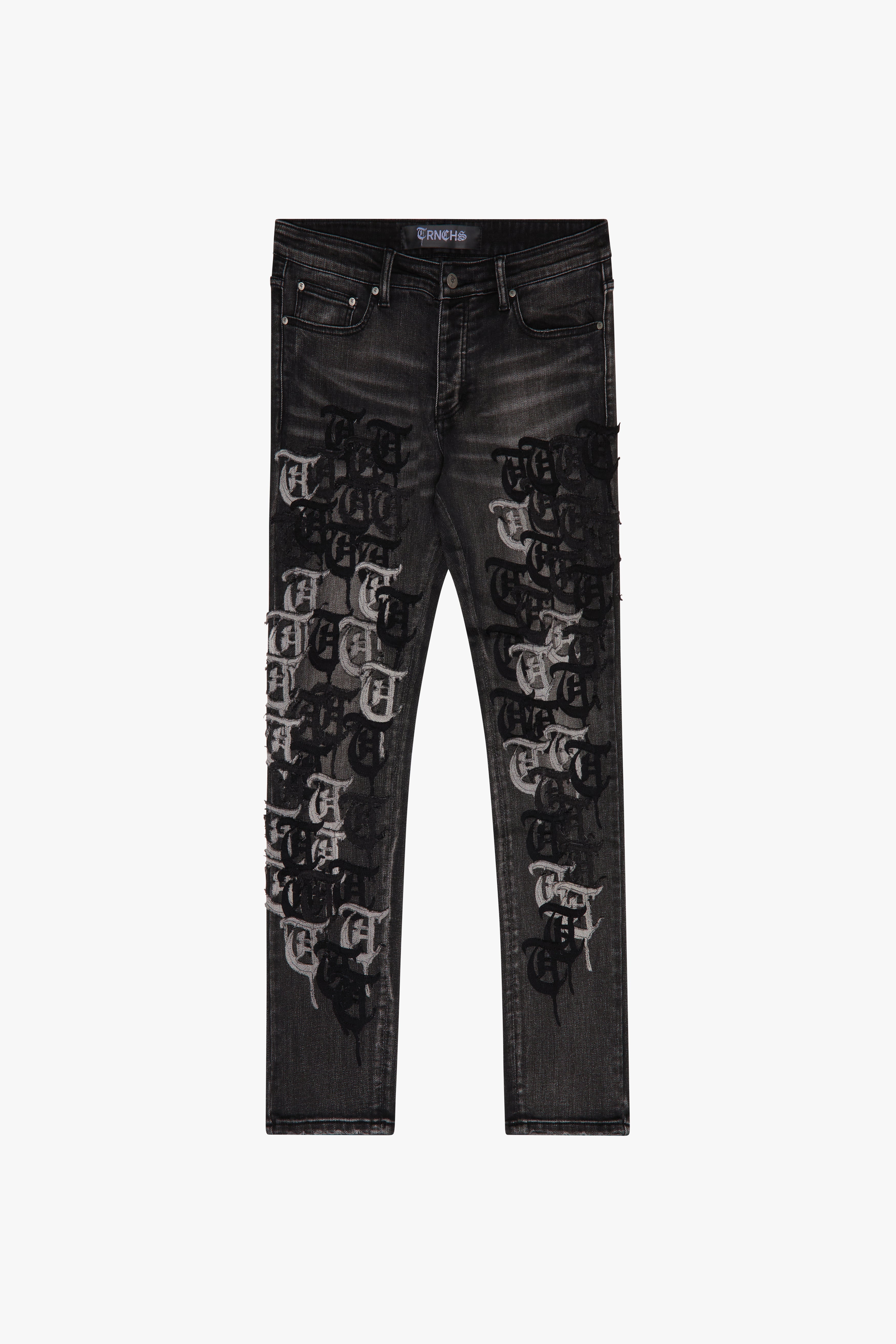 Sale "SINJIL" Black Wash Skinny Denim