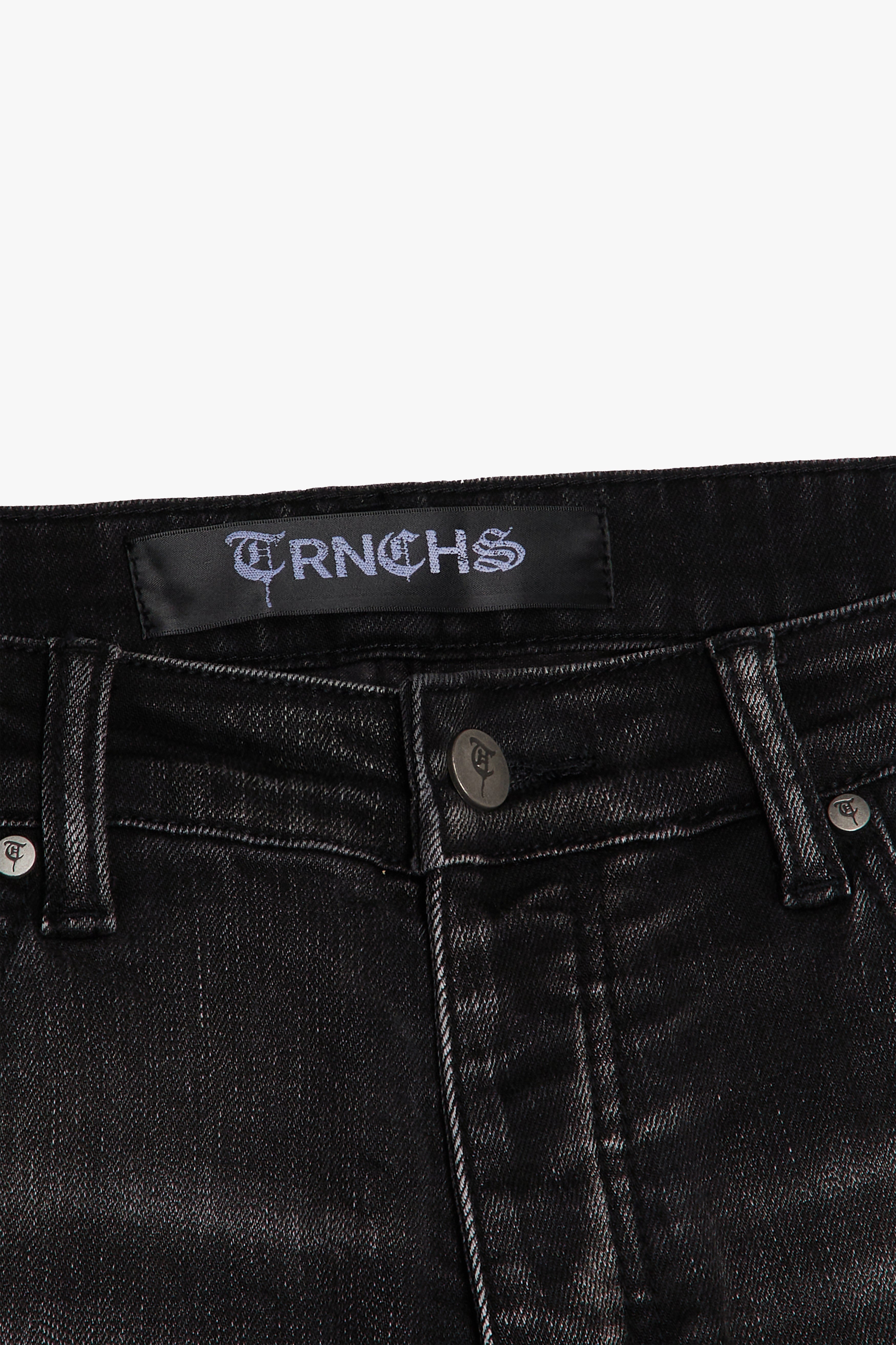 Sale "SINJIL" Black Wash Skinny Denim