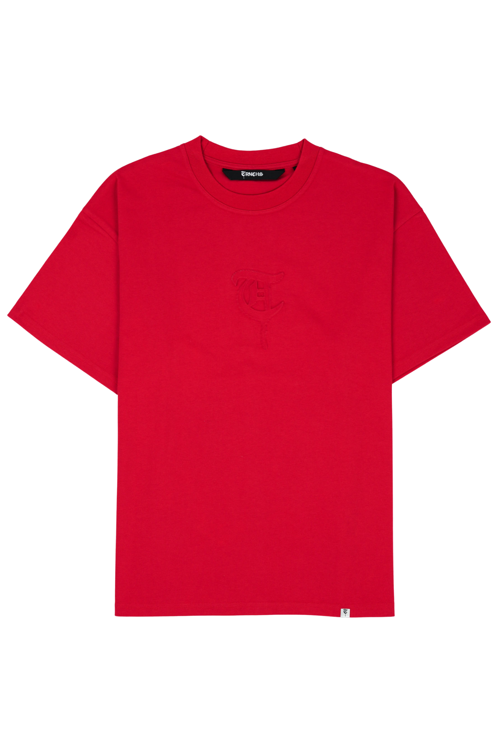 "THE TRNCHS FRONTLINE" Red Tee
