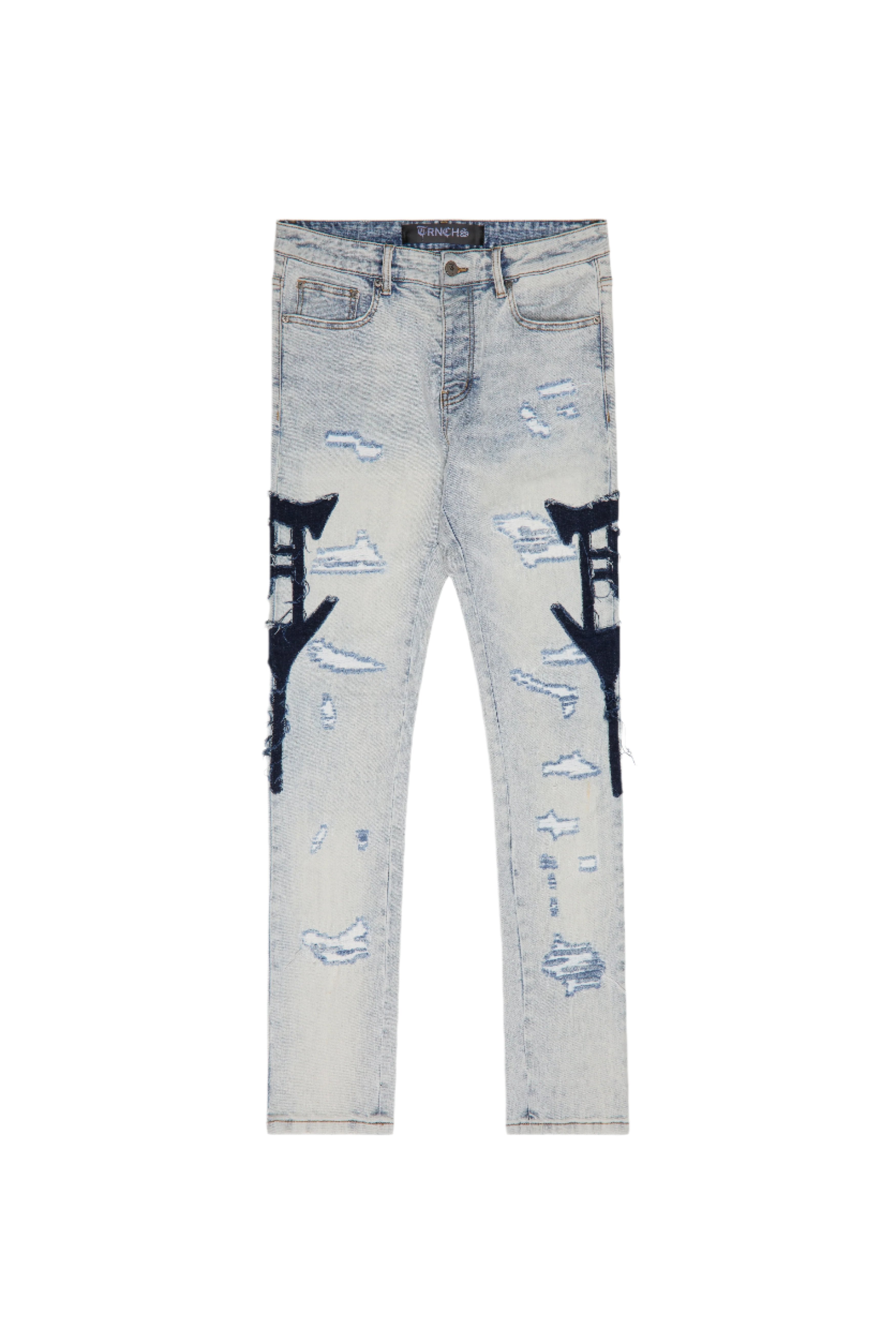 Sale "QUDS" Light Wash Skinny Denim