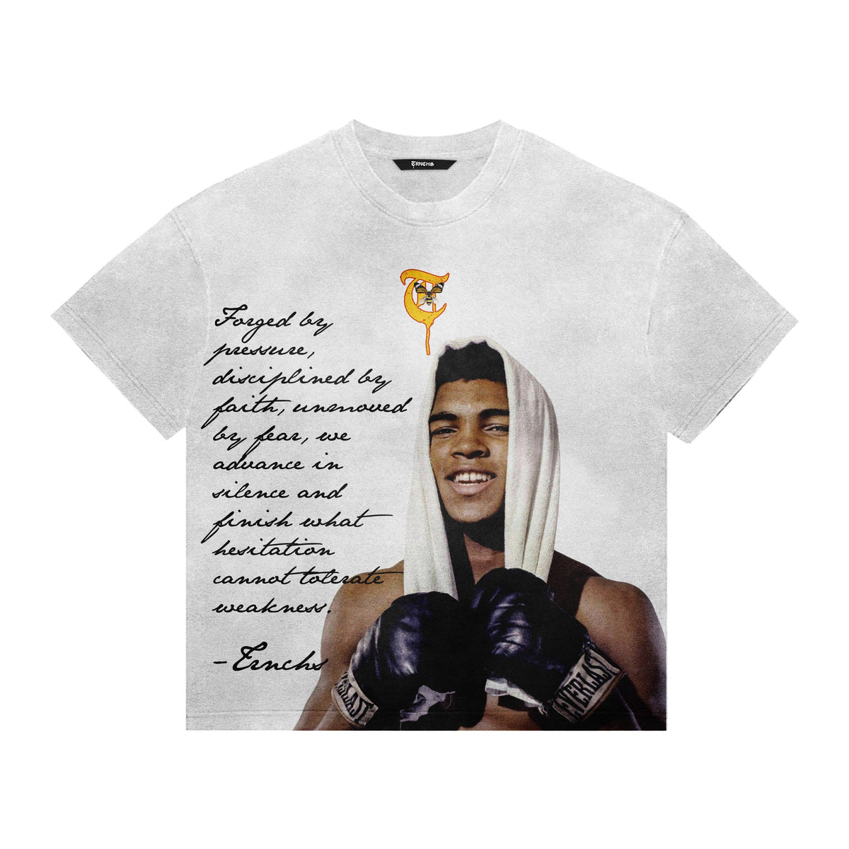 Muhammad Ali White Tee