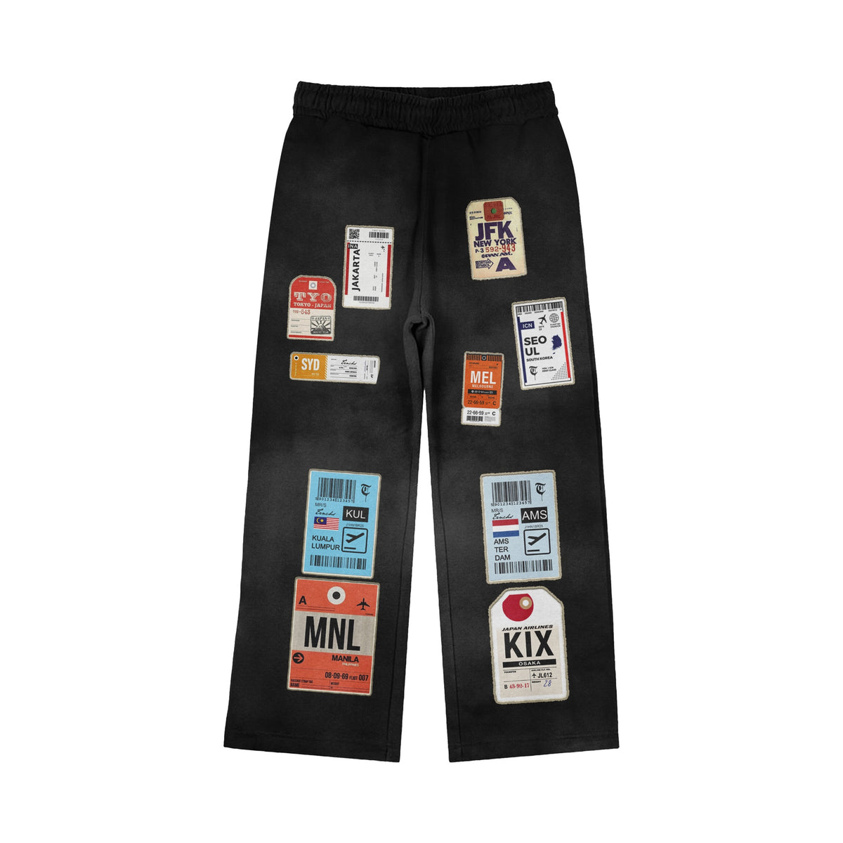 Airmail Black Pants