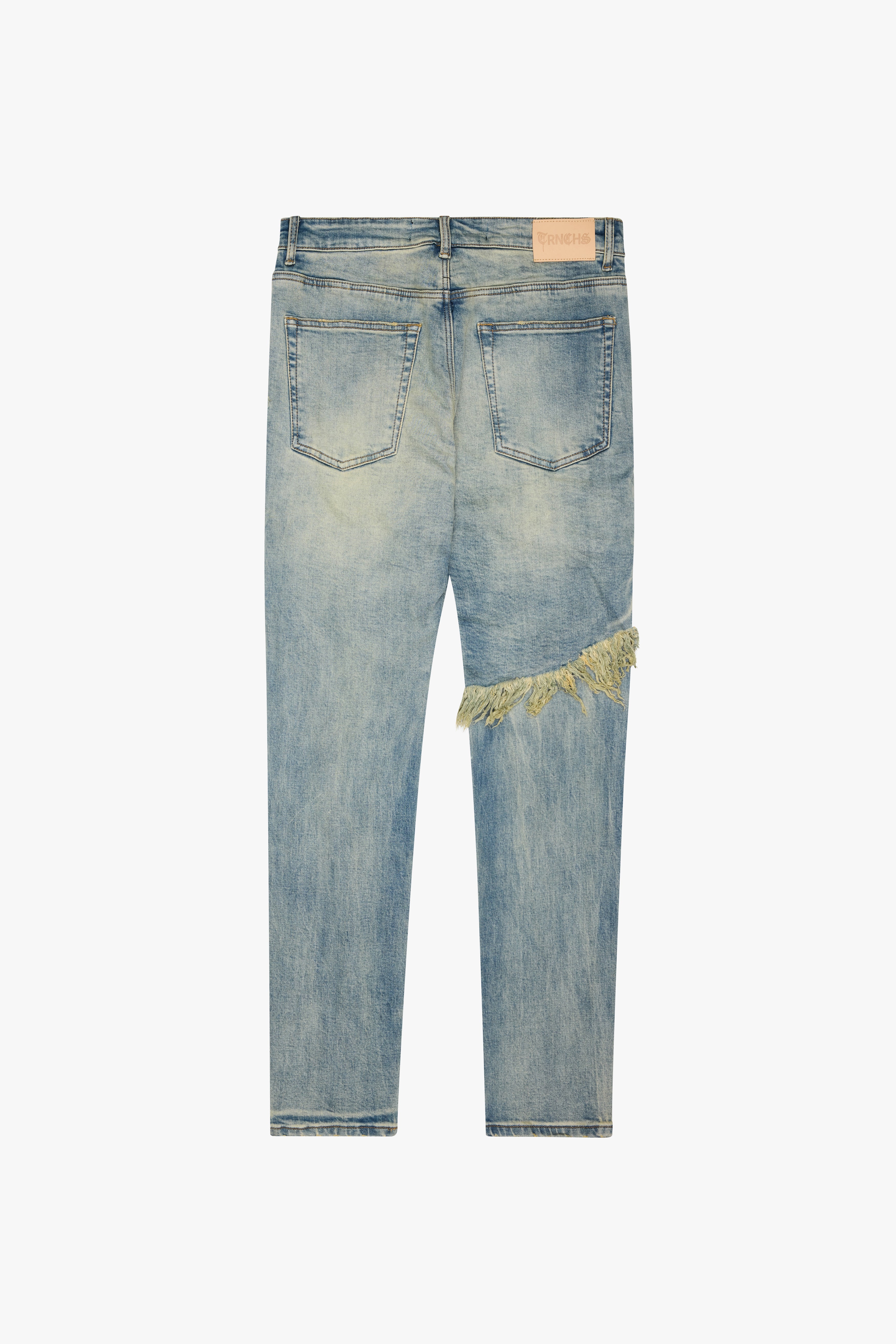 "TA'IZZ" Light Wash Skinny Denim