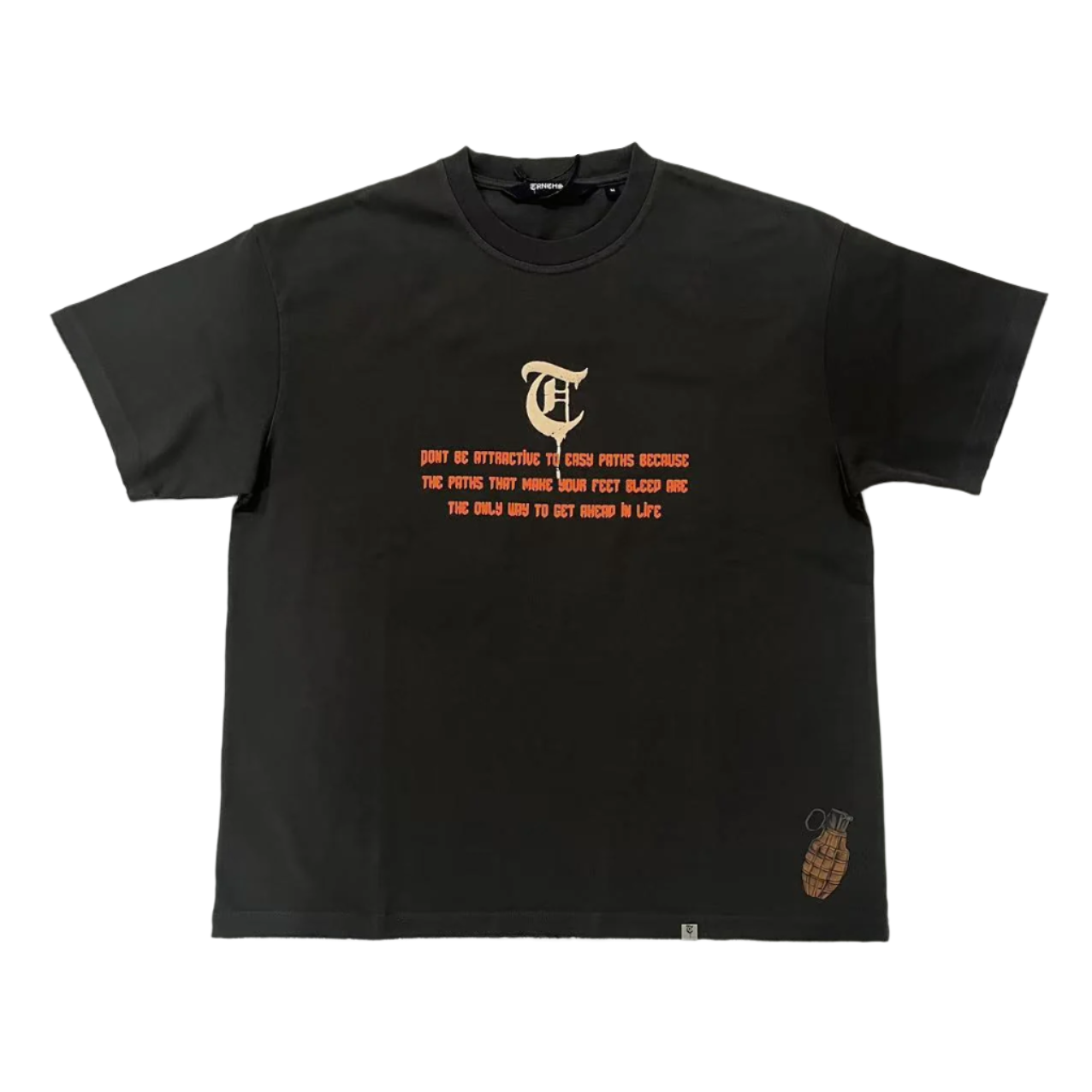 "PATH" Black Tee