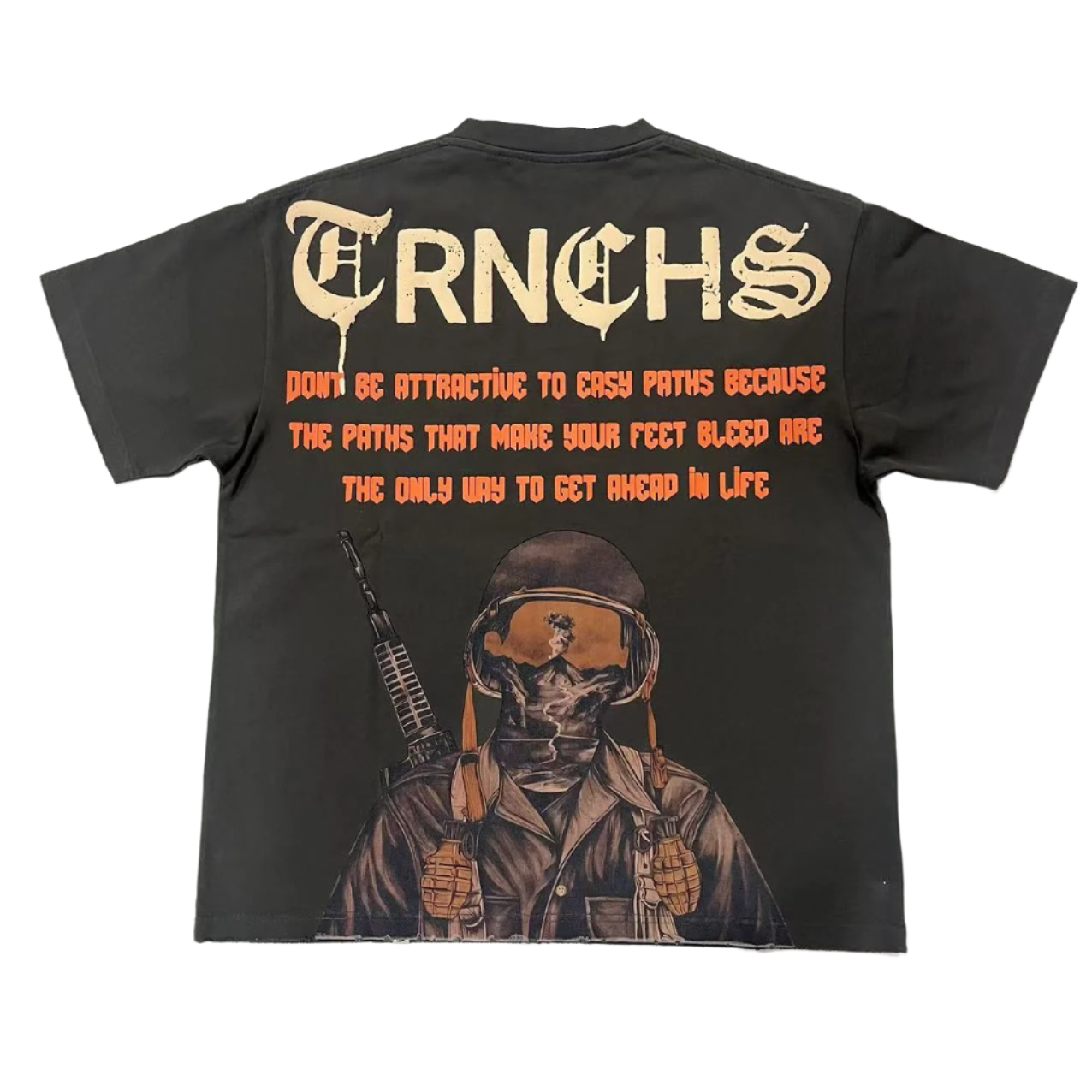 "PATH" Black Tee