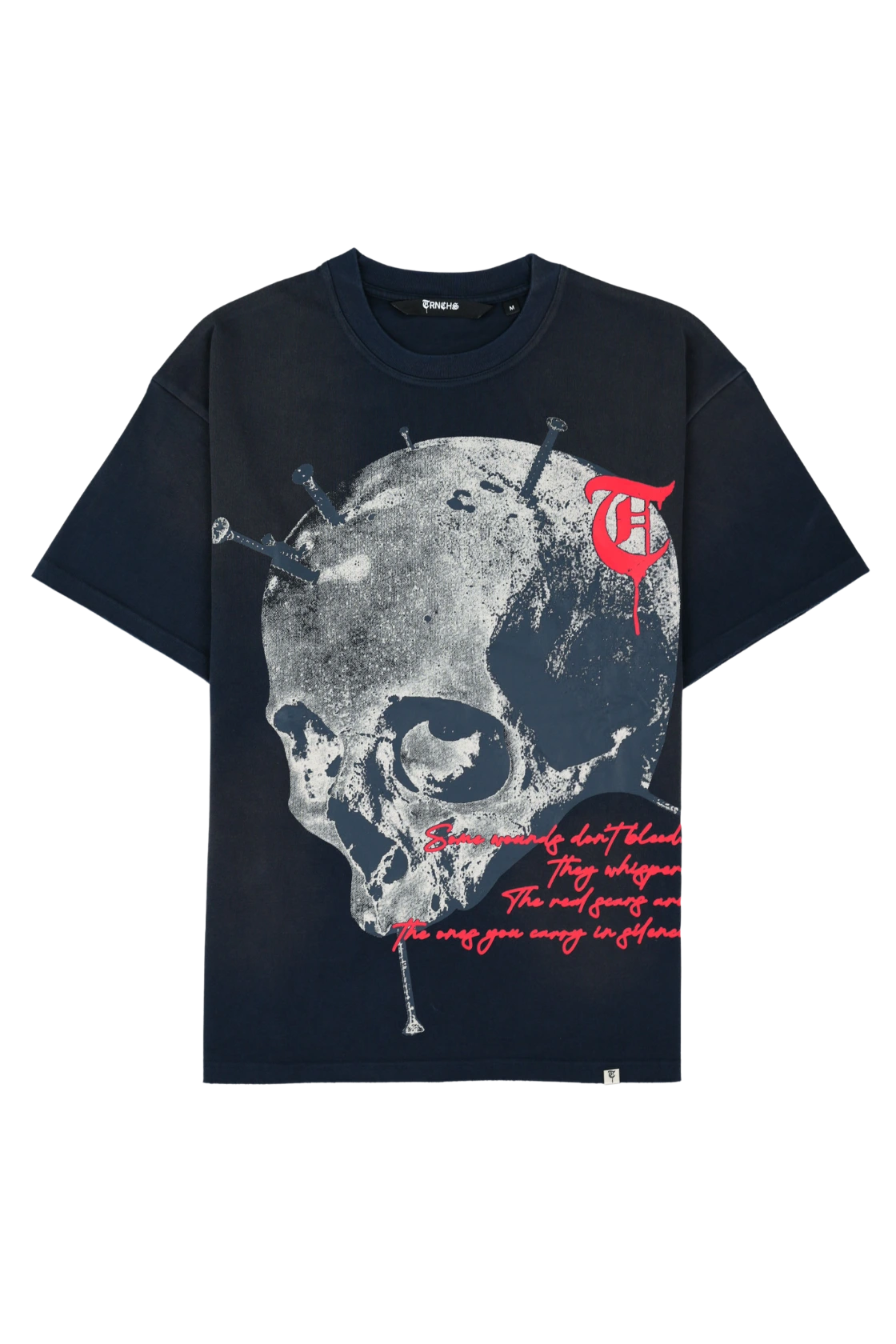 STILL FIGHTING Vintage Navy Tee