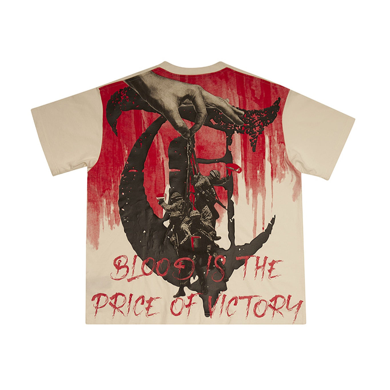 "BLOOD" White Tee