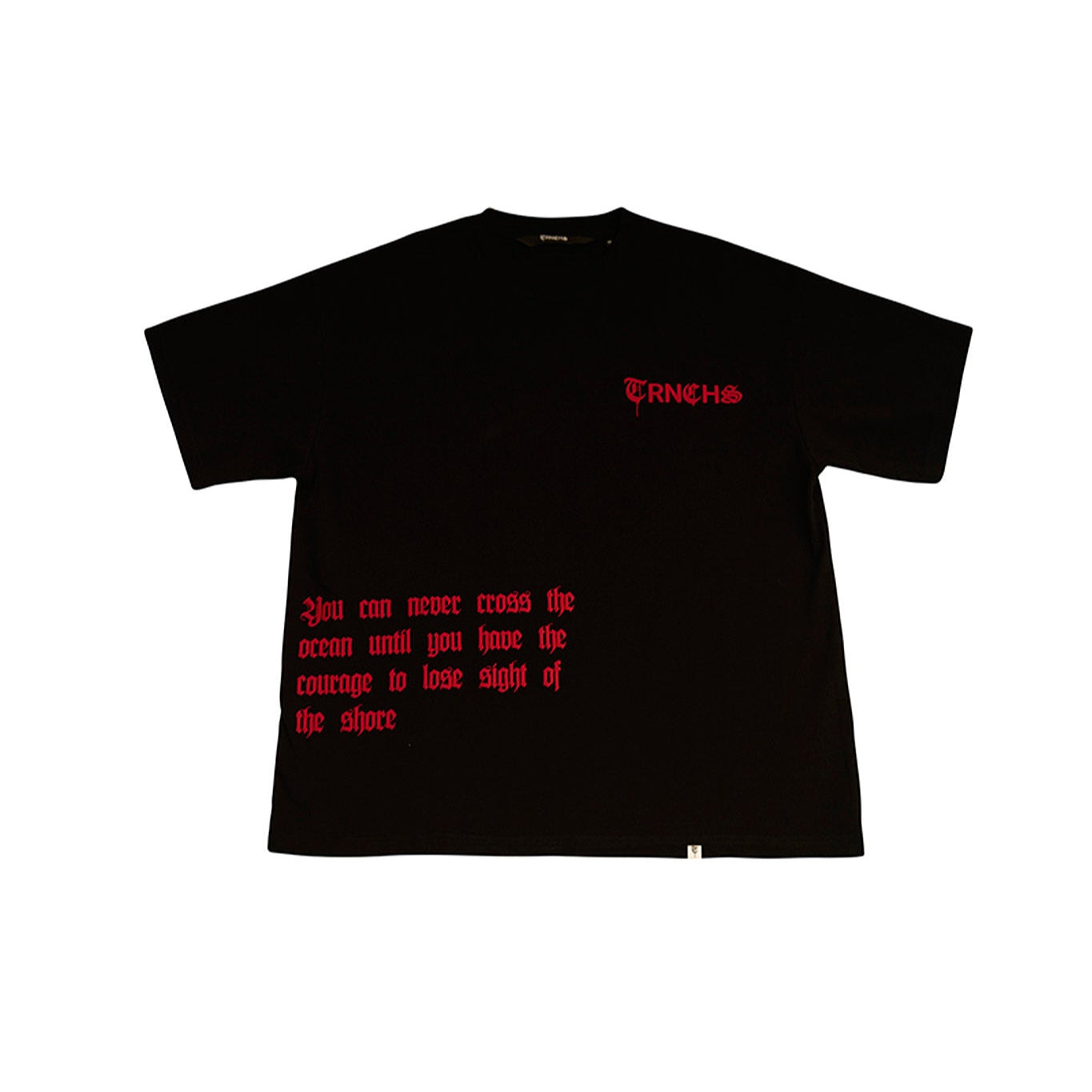 "COURAGE" Black Tee