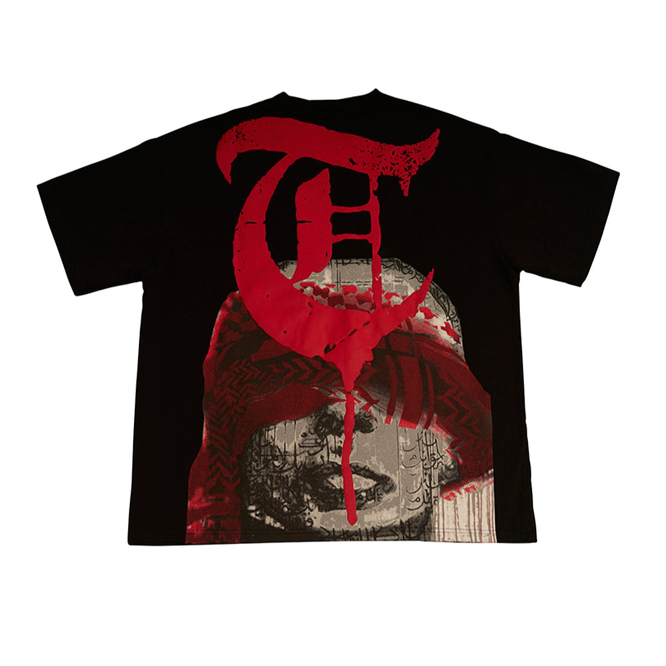 "COURAGE" Black Tee