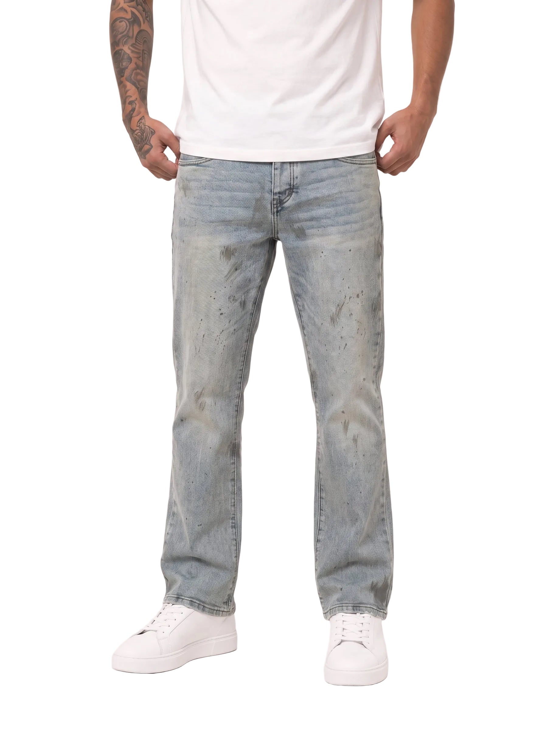 "ASHES" Hellblauer Wash Denim