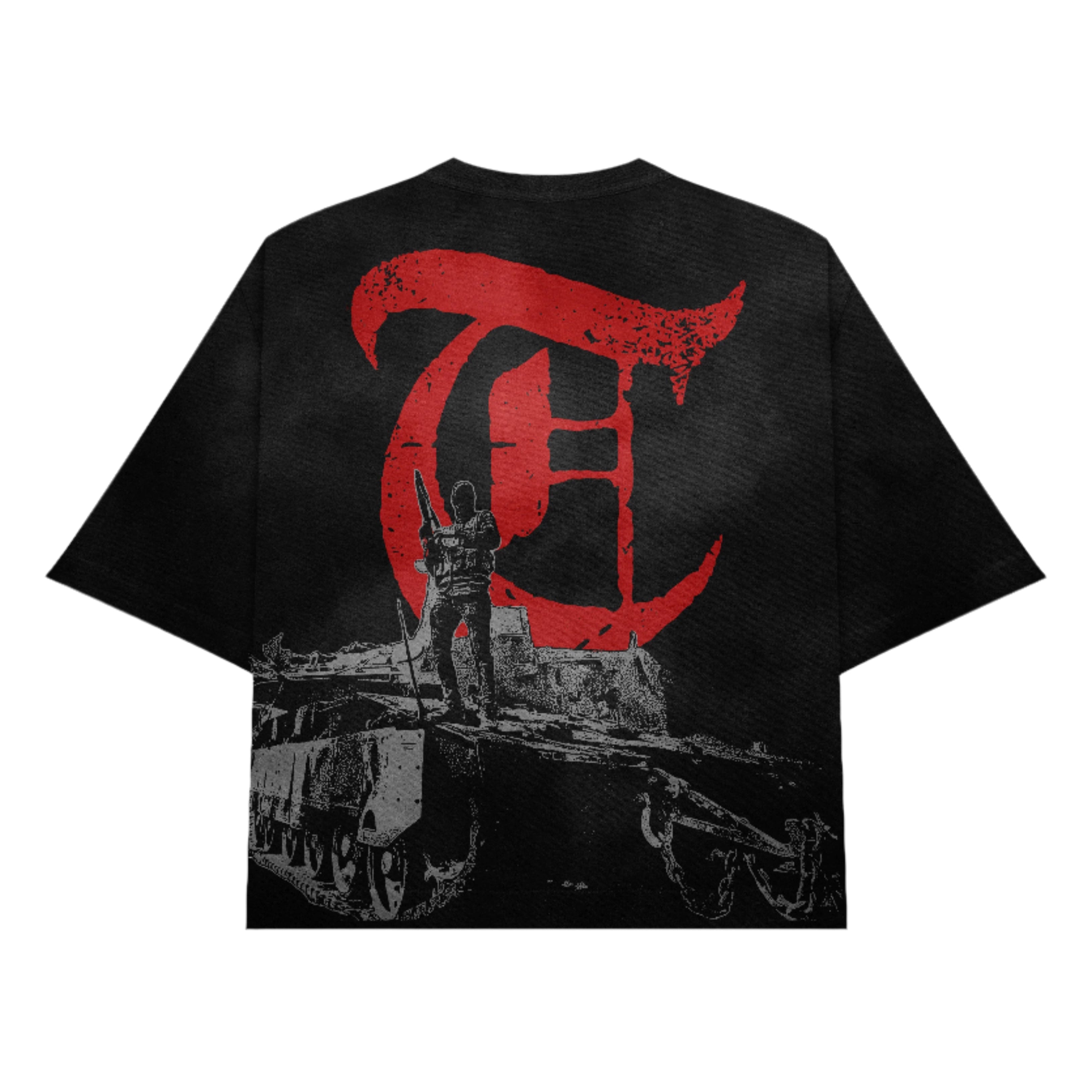 FROM THE TRNCHS Vintage Black Tee