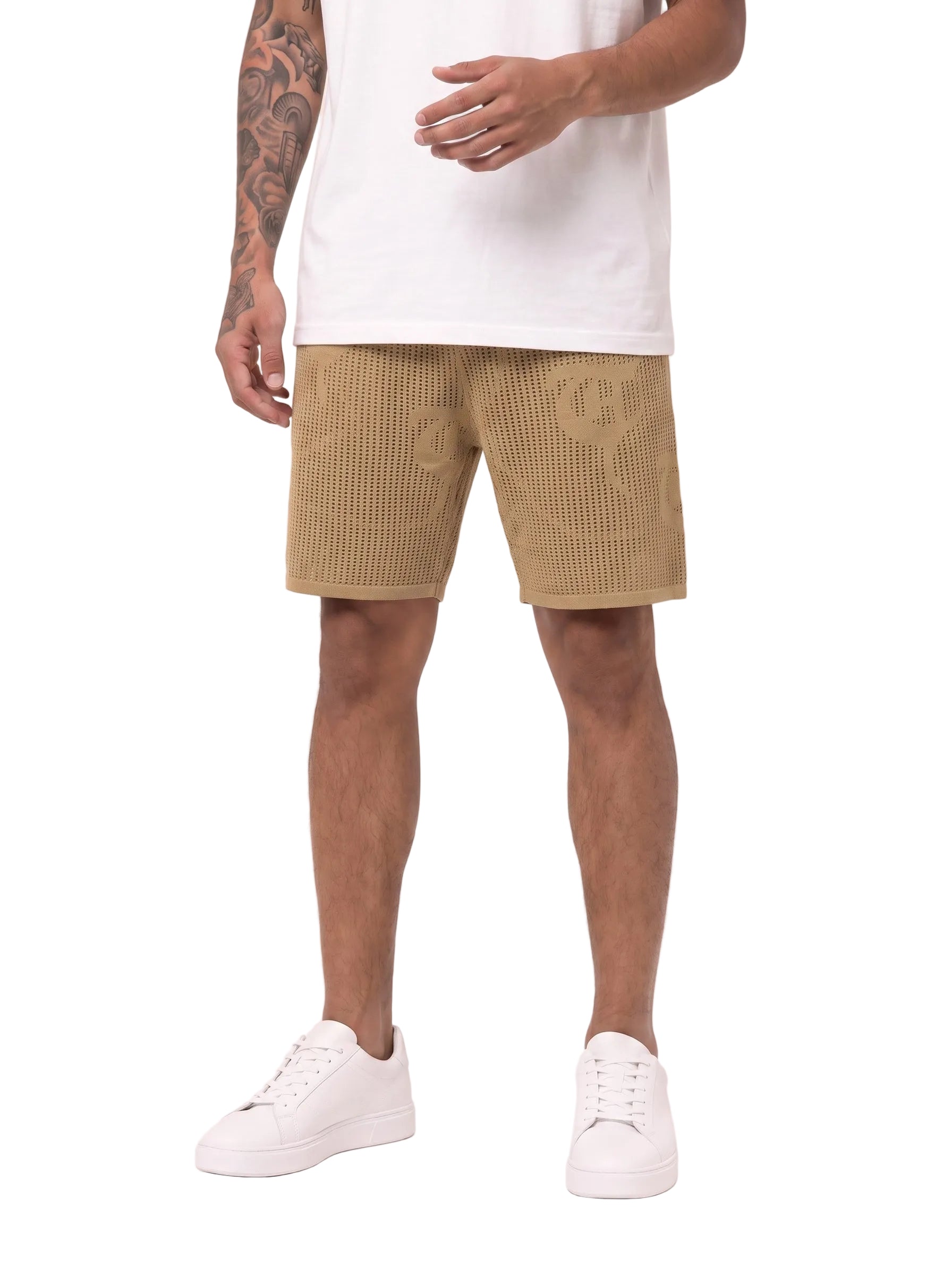 "BAHR" Khaki Shorts