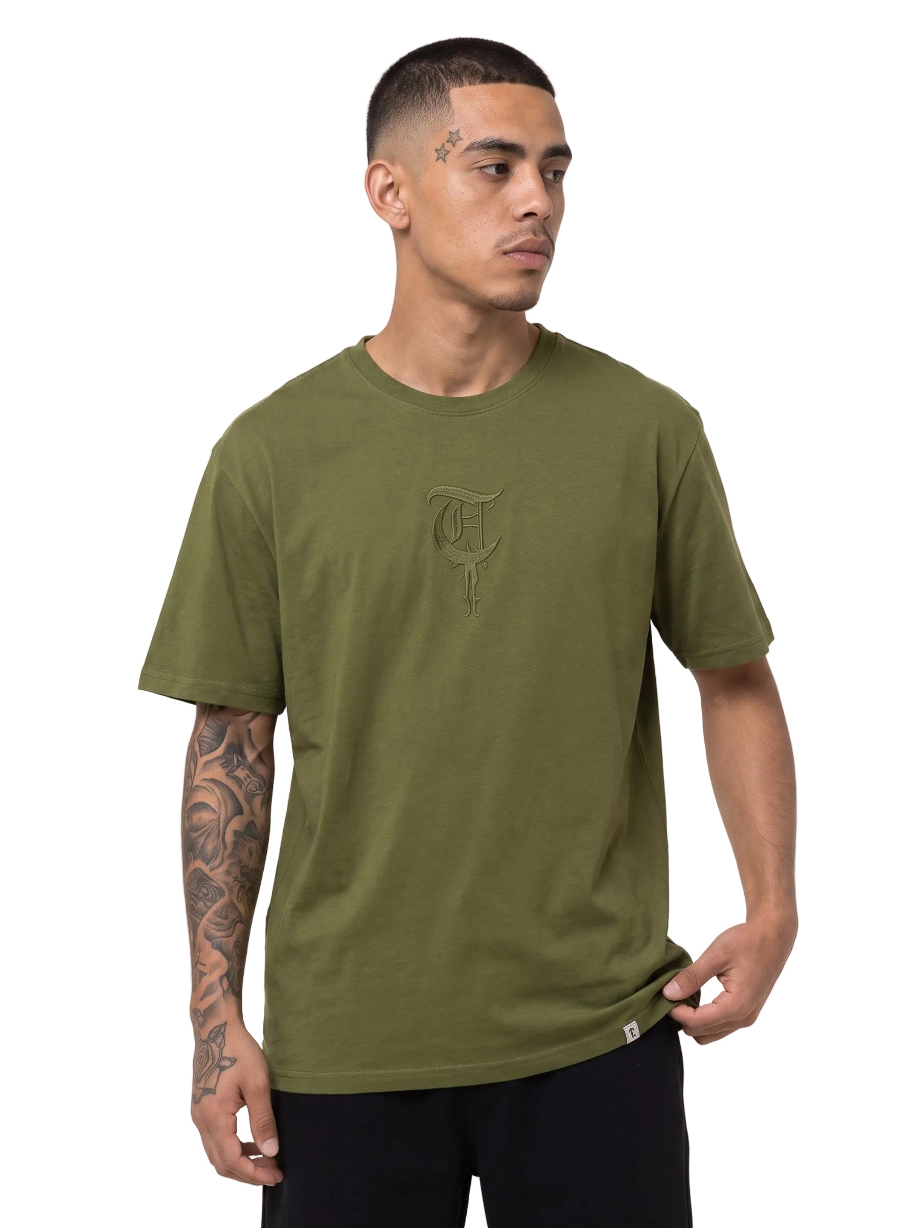 T-shirt basique olive 