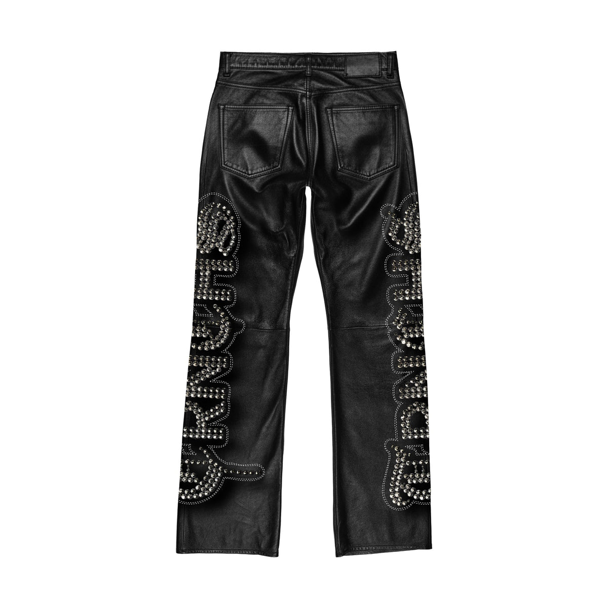 Monarch Leather Black Skinny Fit Pants