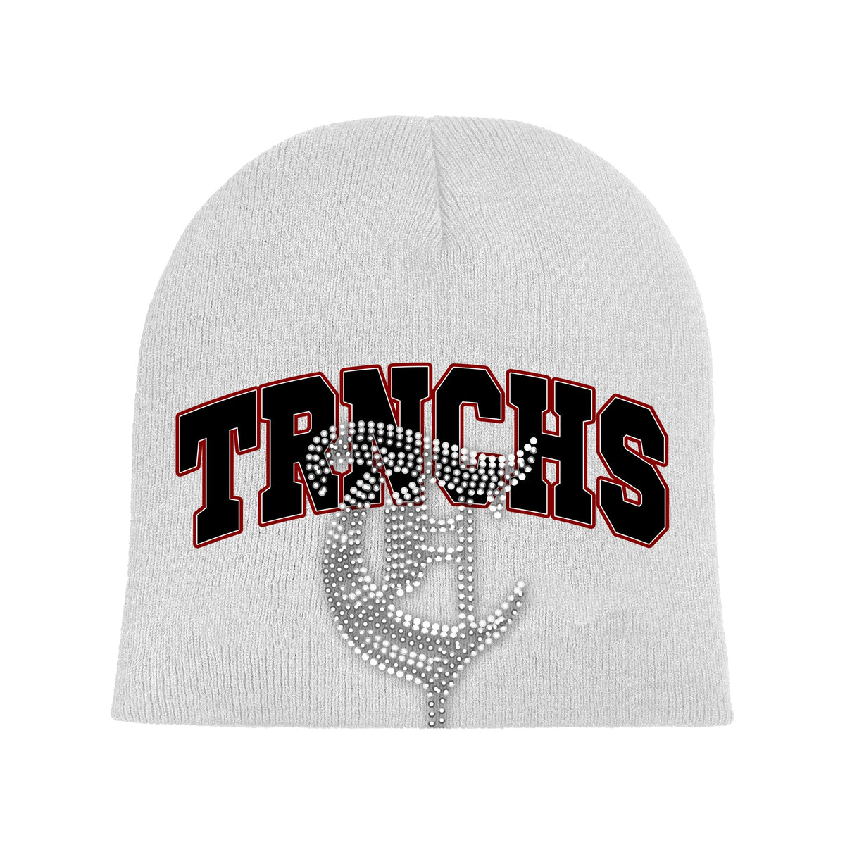 Anchor White Beanie