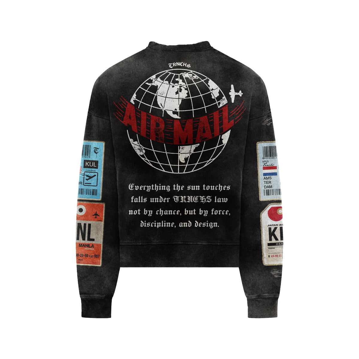 Airmail Black Sweater