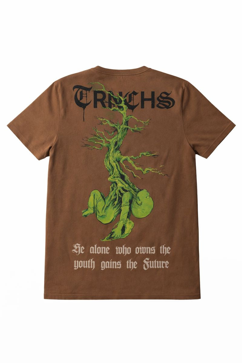 Green Thinker Vintage Brown Tee
