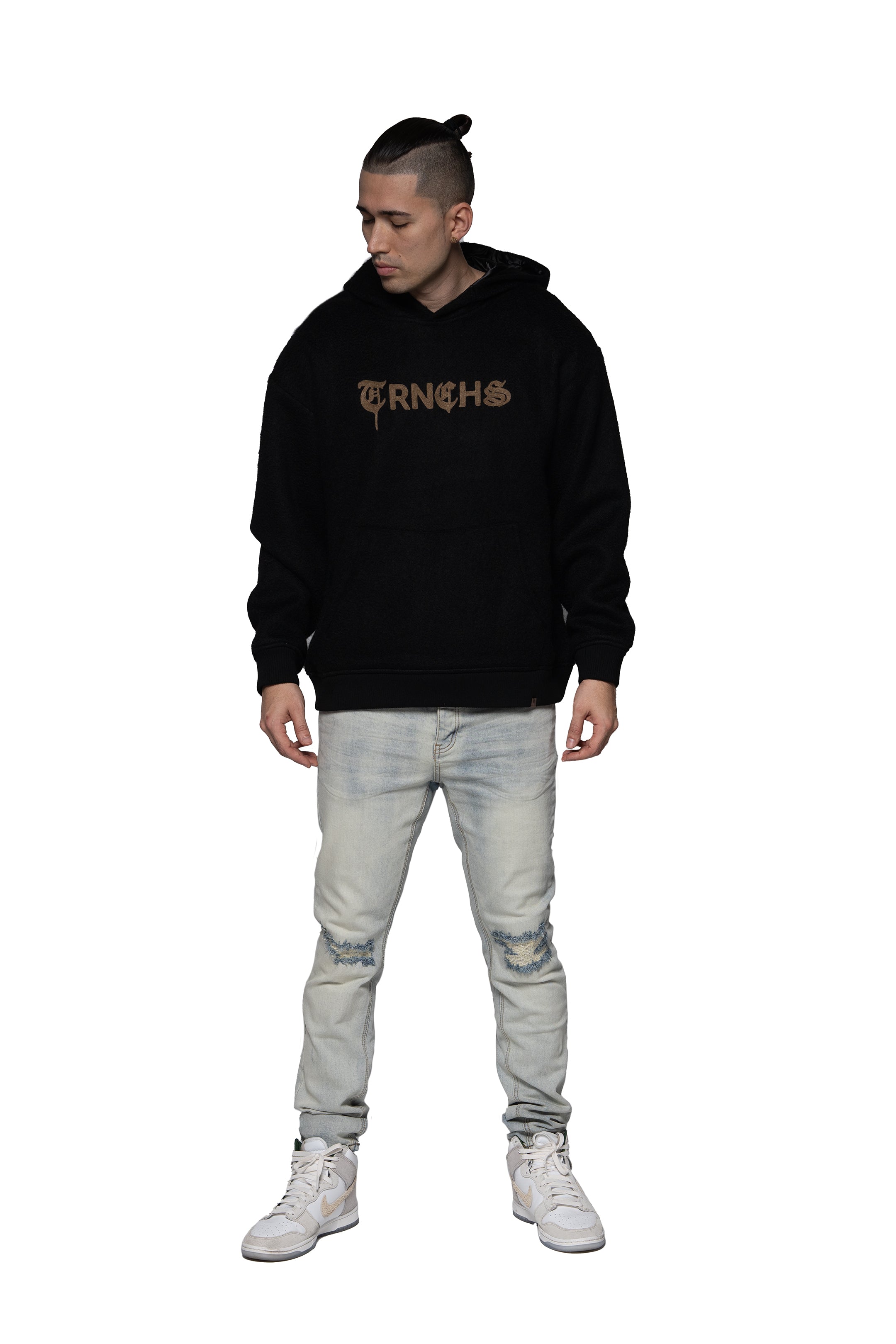 Sale "WOLFFUR" Black Hoodie